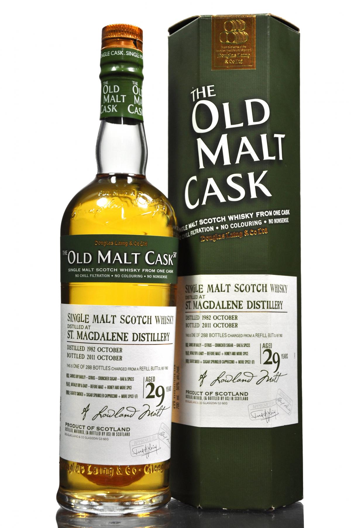 St Magdalene 1982-2011 - 29 Year Old - Douglas Laing - Old Malt Cask