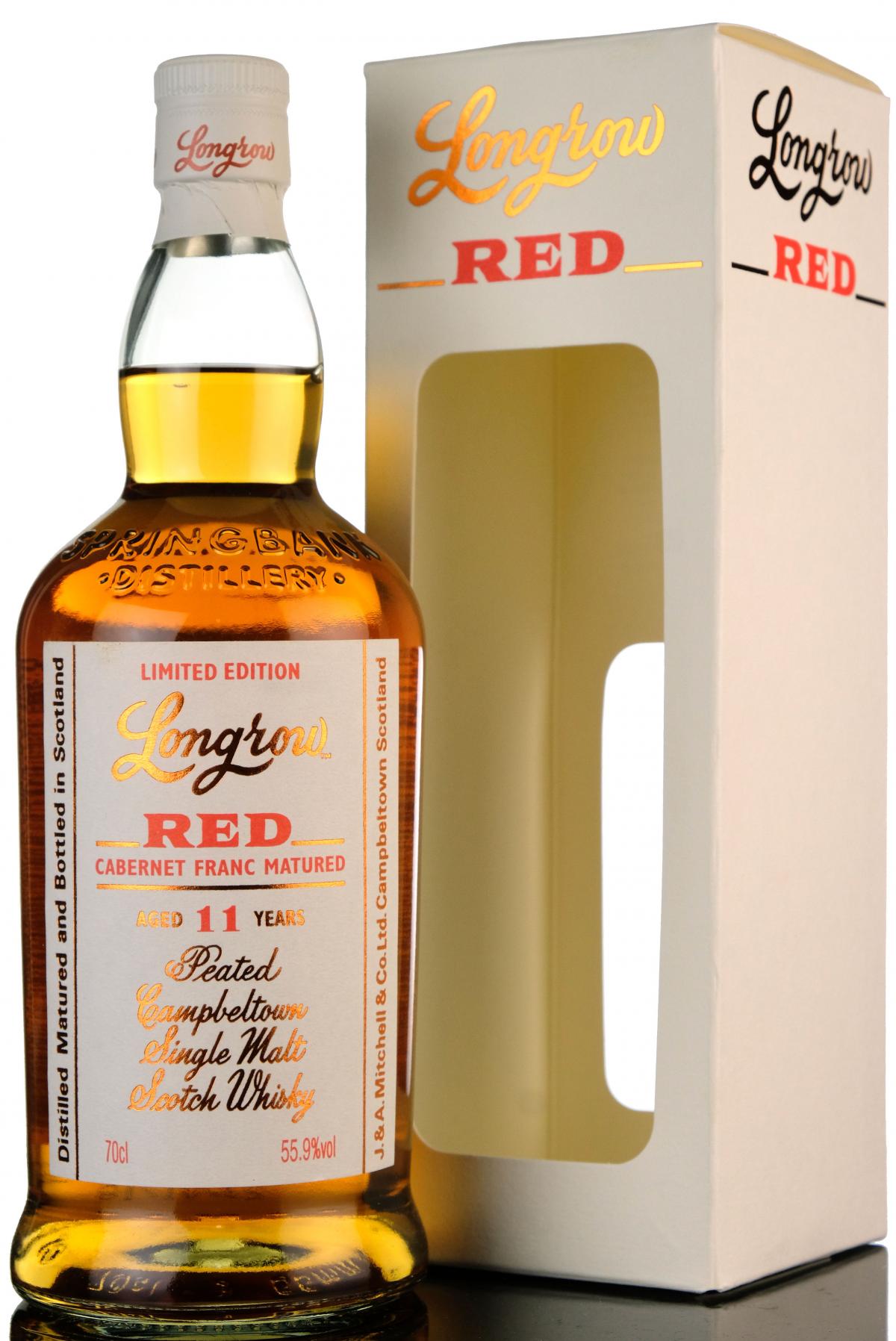 Longrow Red - 11 Year Old - Cabernet Franc Barriques- 2018 Release