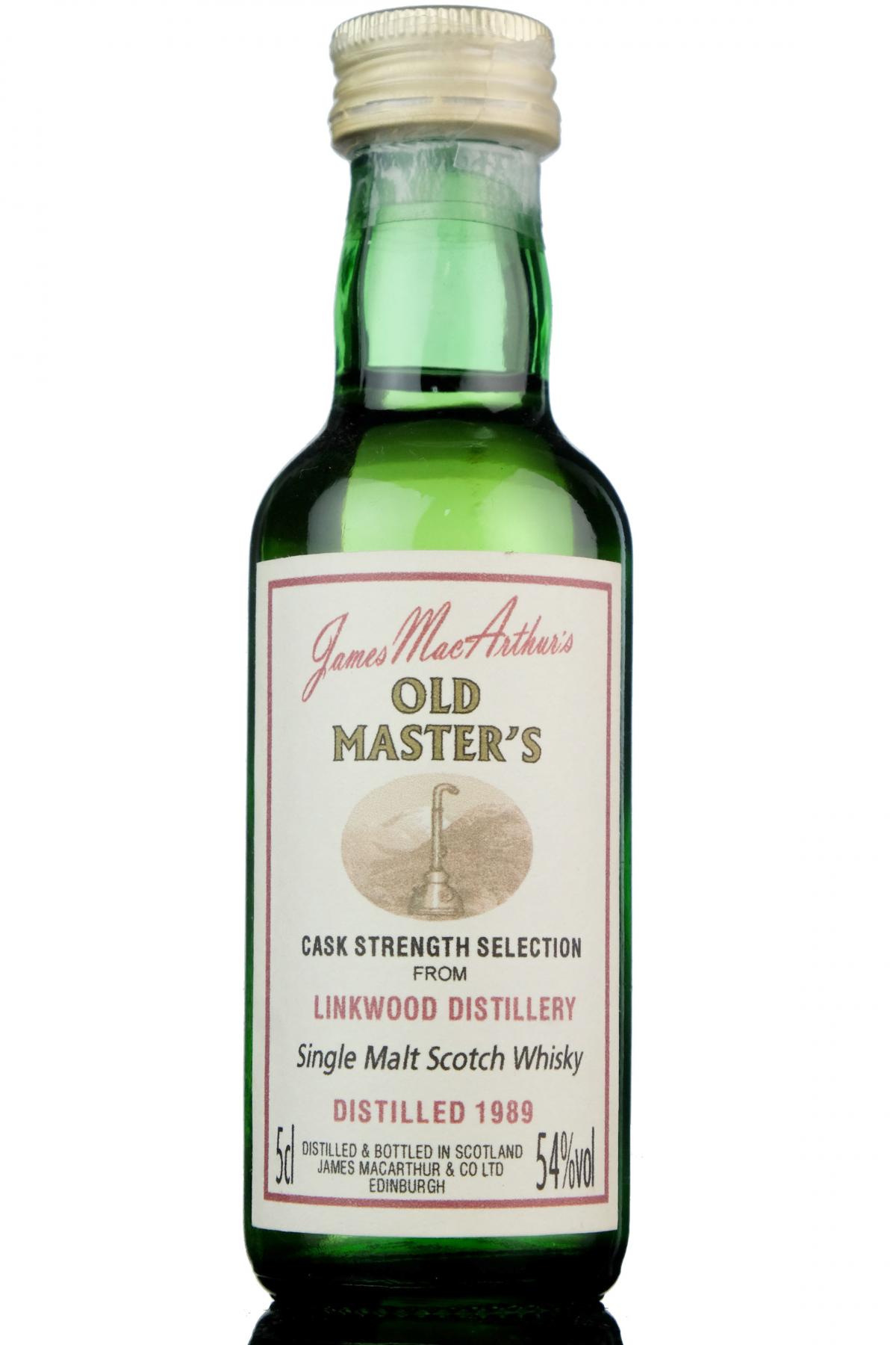 Linkwood 1989 - James MacArthur - Old Masters Miniature