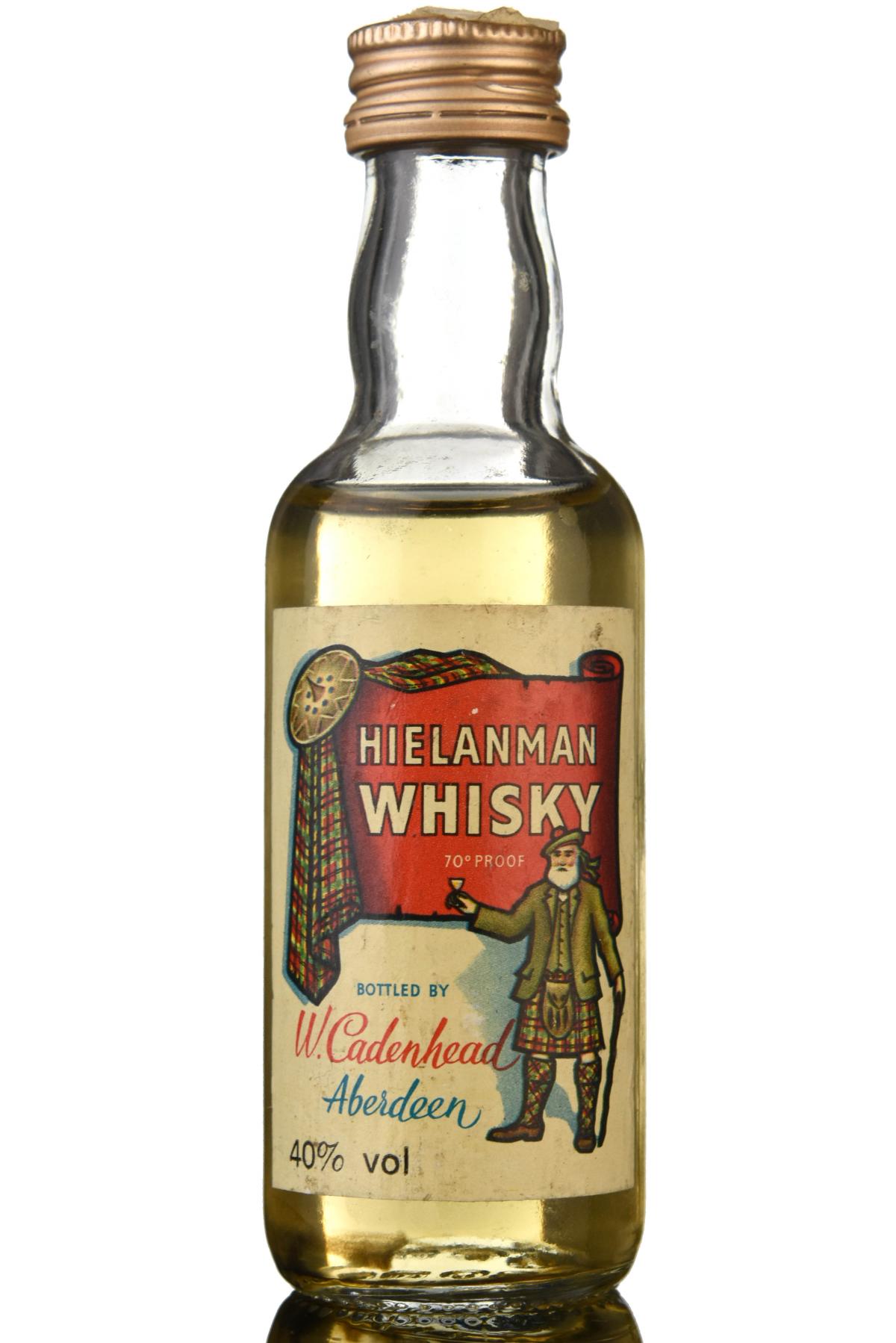 Hielanman 70 Proof - Cadenhead Miniature