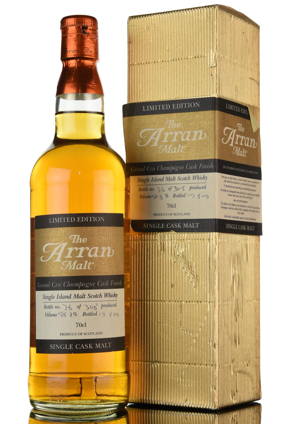 Arran Grand Cru Champagne Finish - Single Cask - 2005 Release