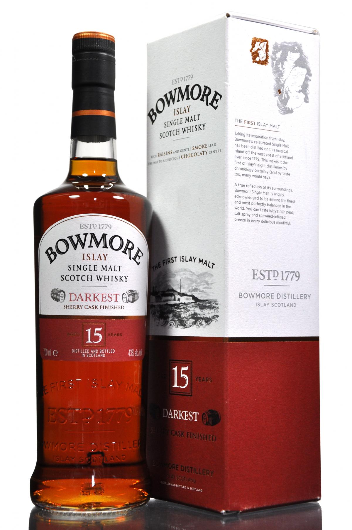Bowmore Darkest - 15 Year Old