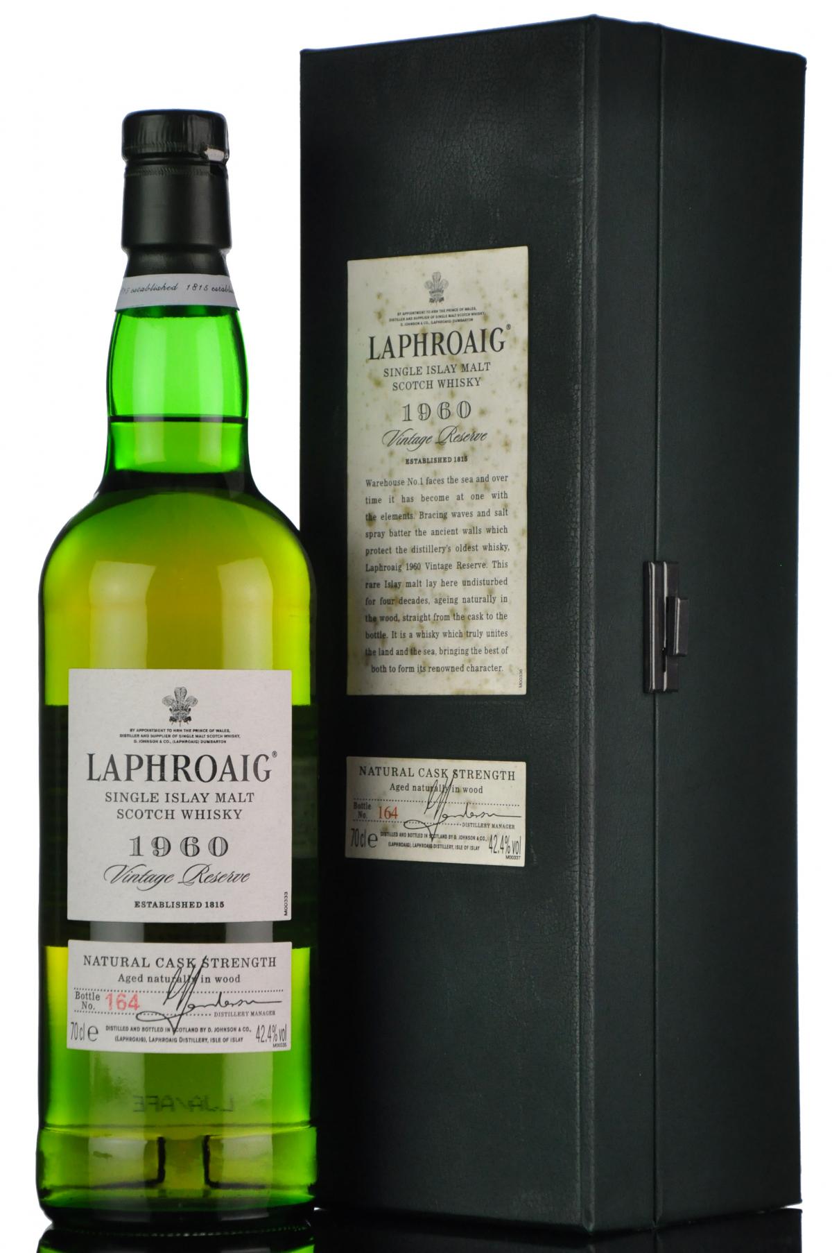 Laphroaig 1960 - 40 Year Old - Oddbins