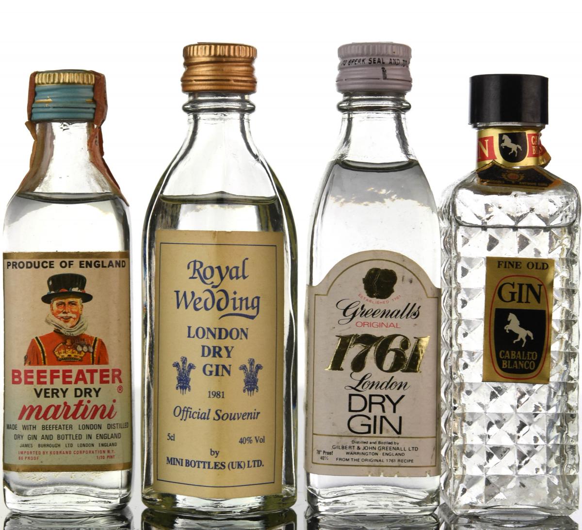 4 x Gin Miniatures