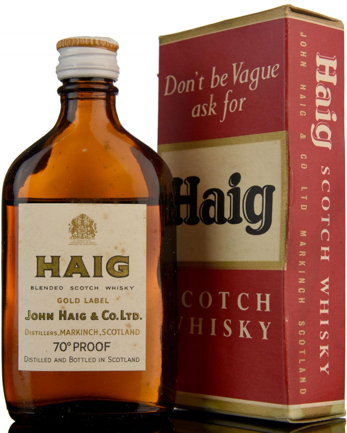 Haig 70 Proof Miniature
