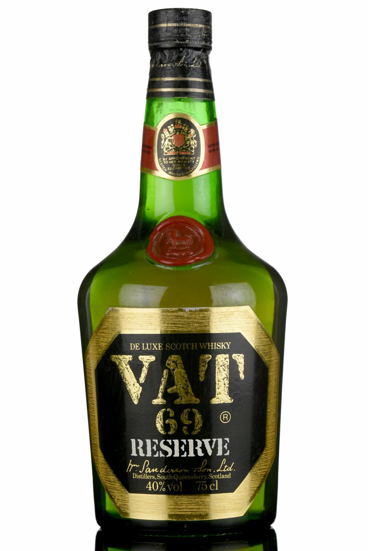 VAT 69 Reserve - 1980s