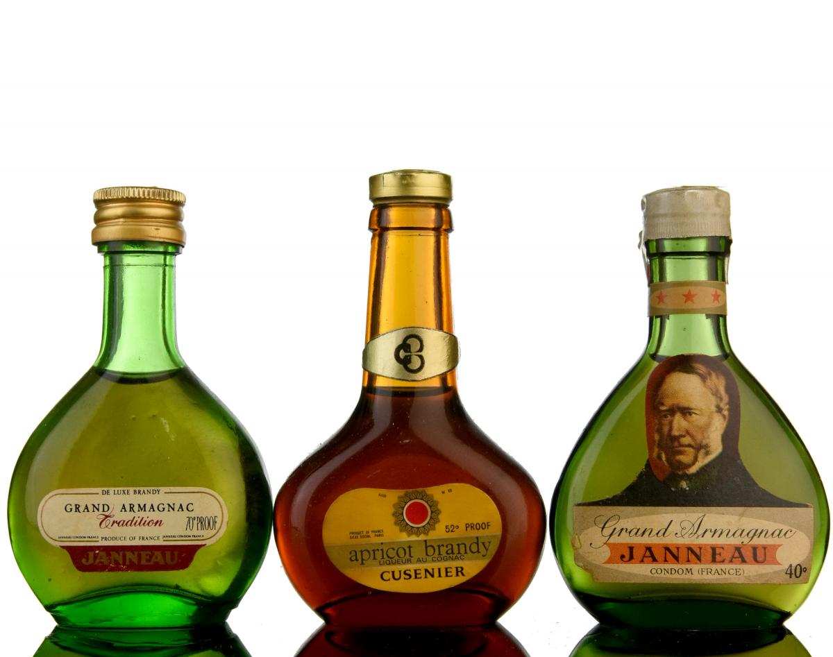 3 x Brandy Miniatures