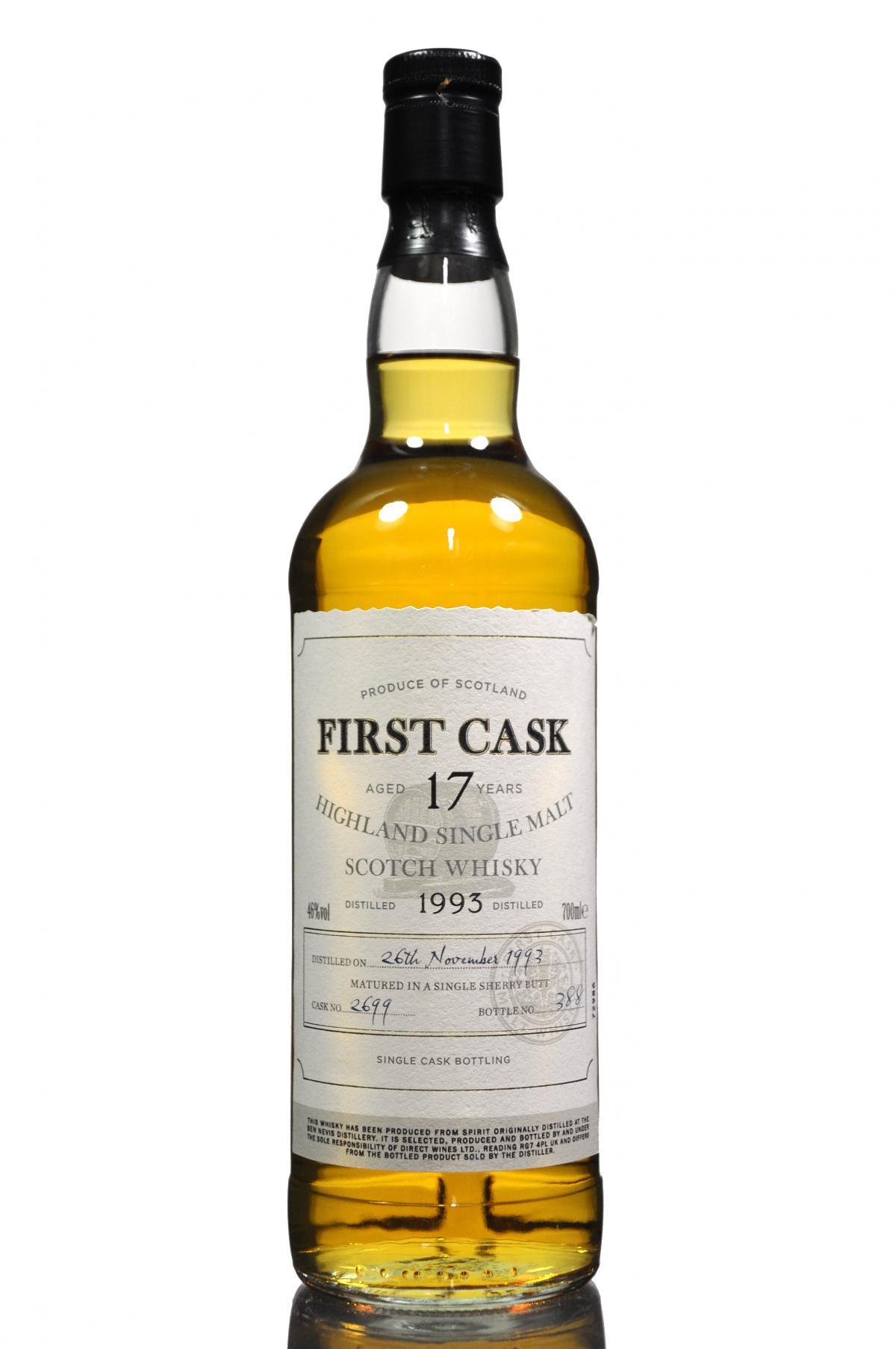 Ben Nevis 1993 - 17 Year Old - First Cask 2699