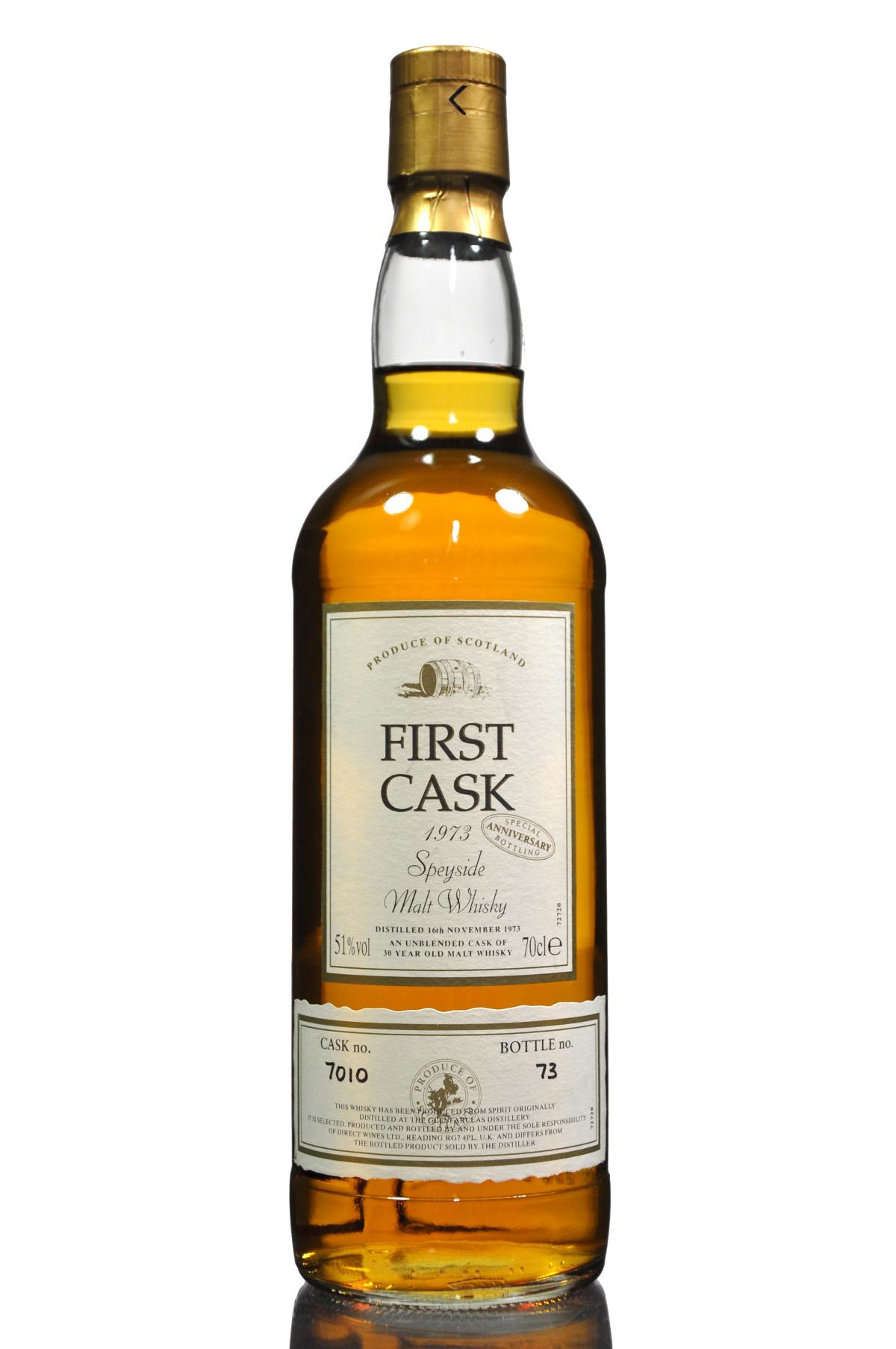 Glenfarclas 1973 - 30 Year Old - First Cask 7010 - Special Anniversary Bottling