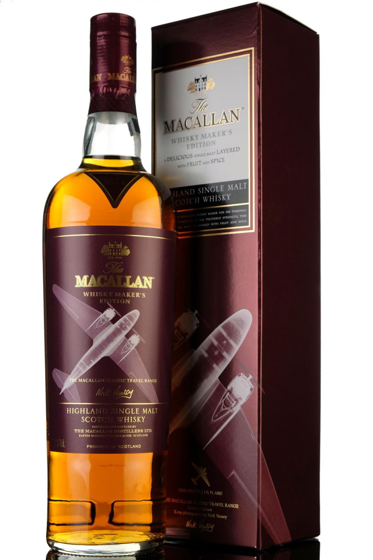 Macallan Whisky Makers Edition - 1930s Propeller Plane