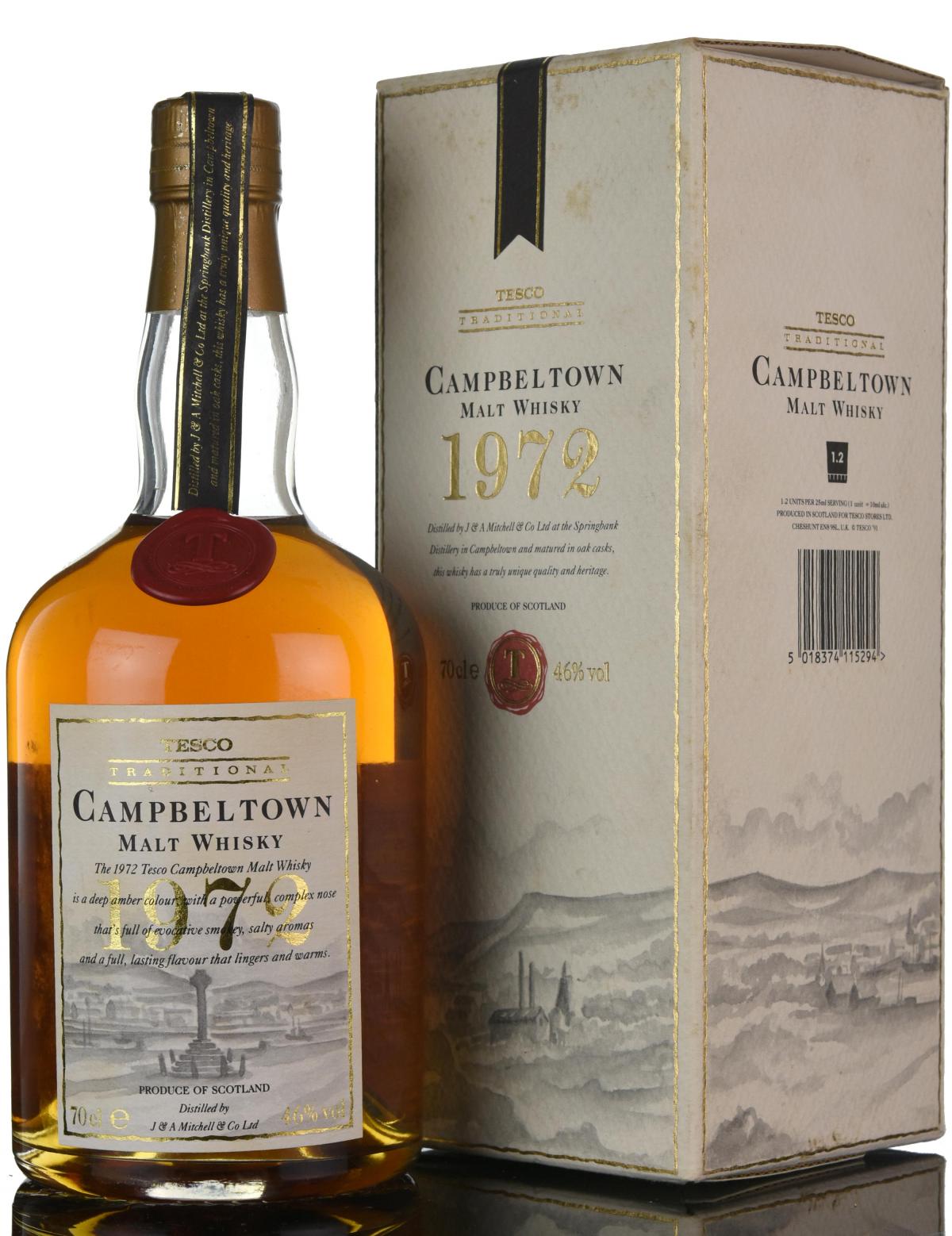 Campbeltown 1972 Springbank - Exclusive For Tescos