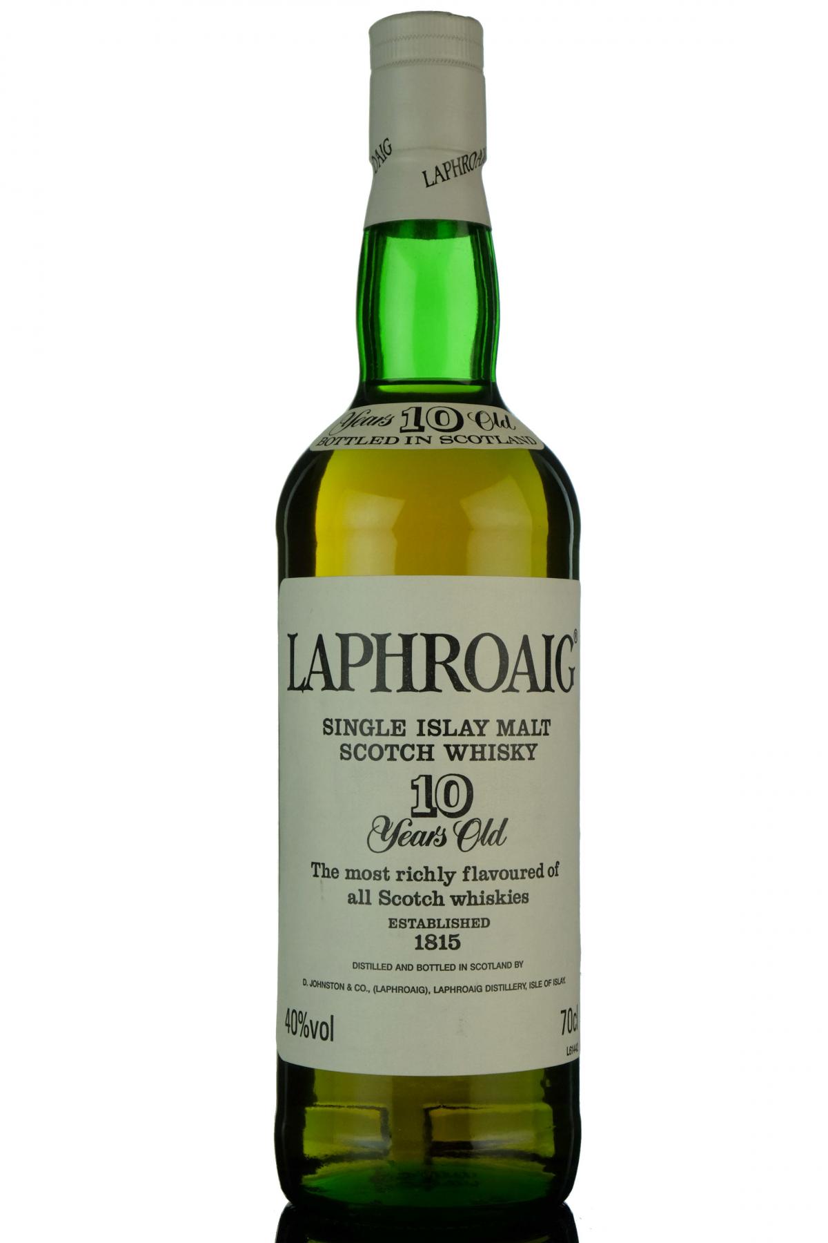 Laphroaig 10 Year Old - Early 1990s