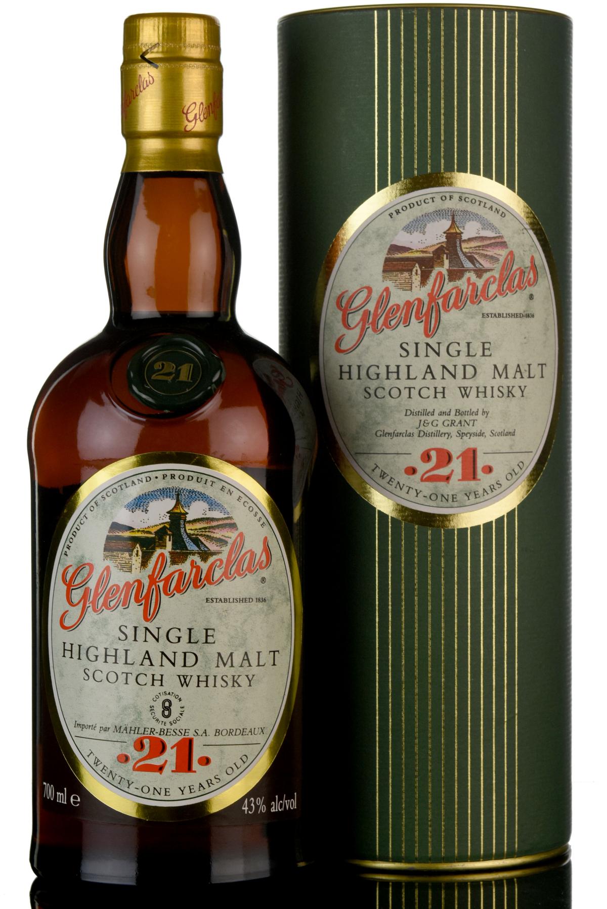 Glenfarclas 21 Year Old - Circa 2000