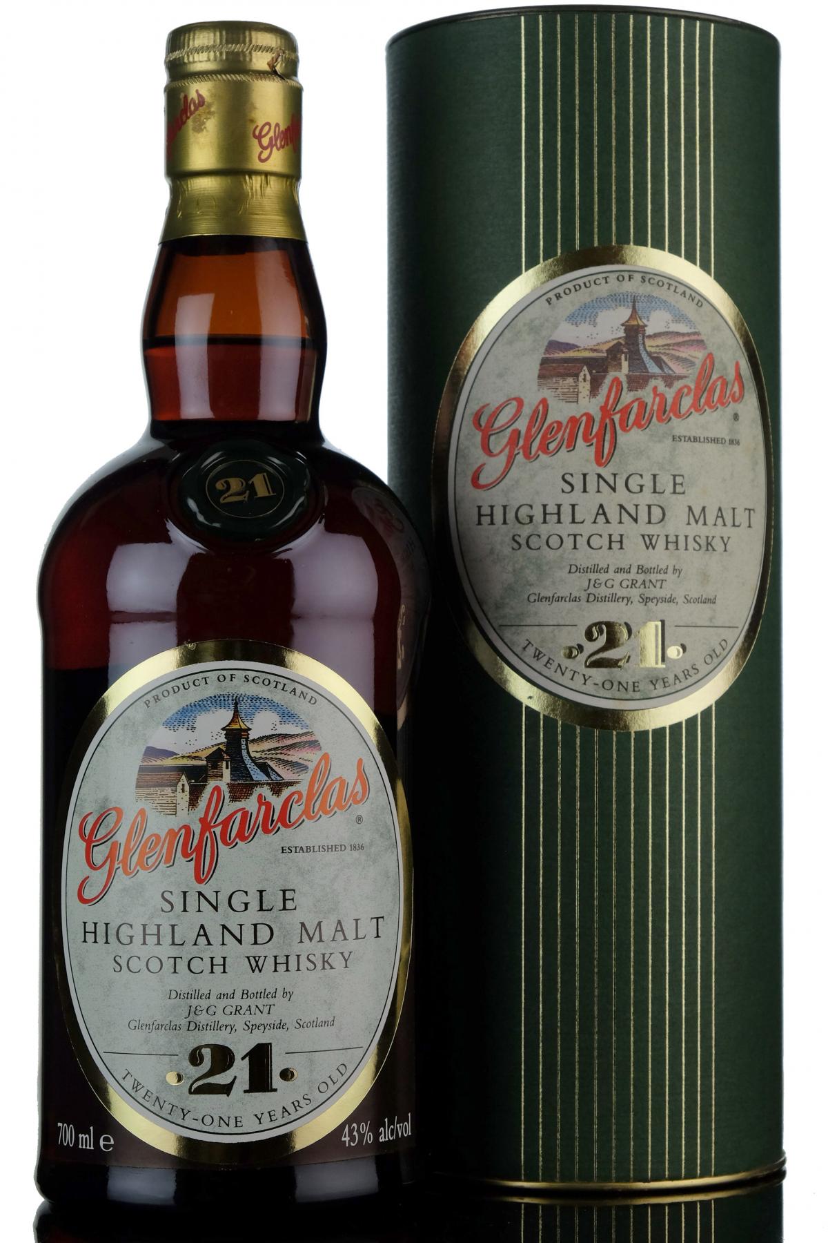 Glenfarclas 21 Year Old - Circa 2000