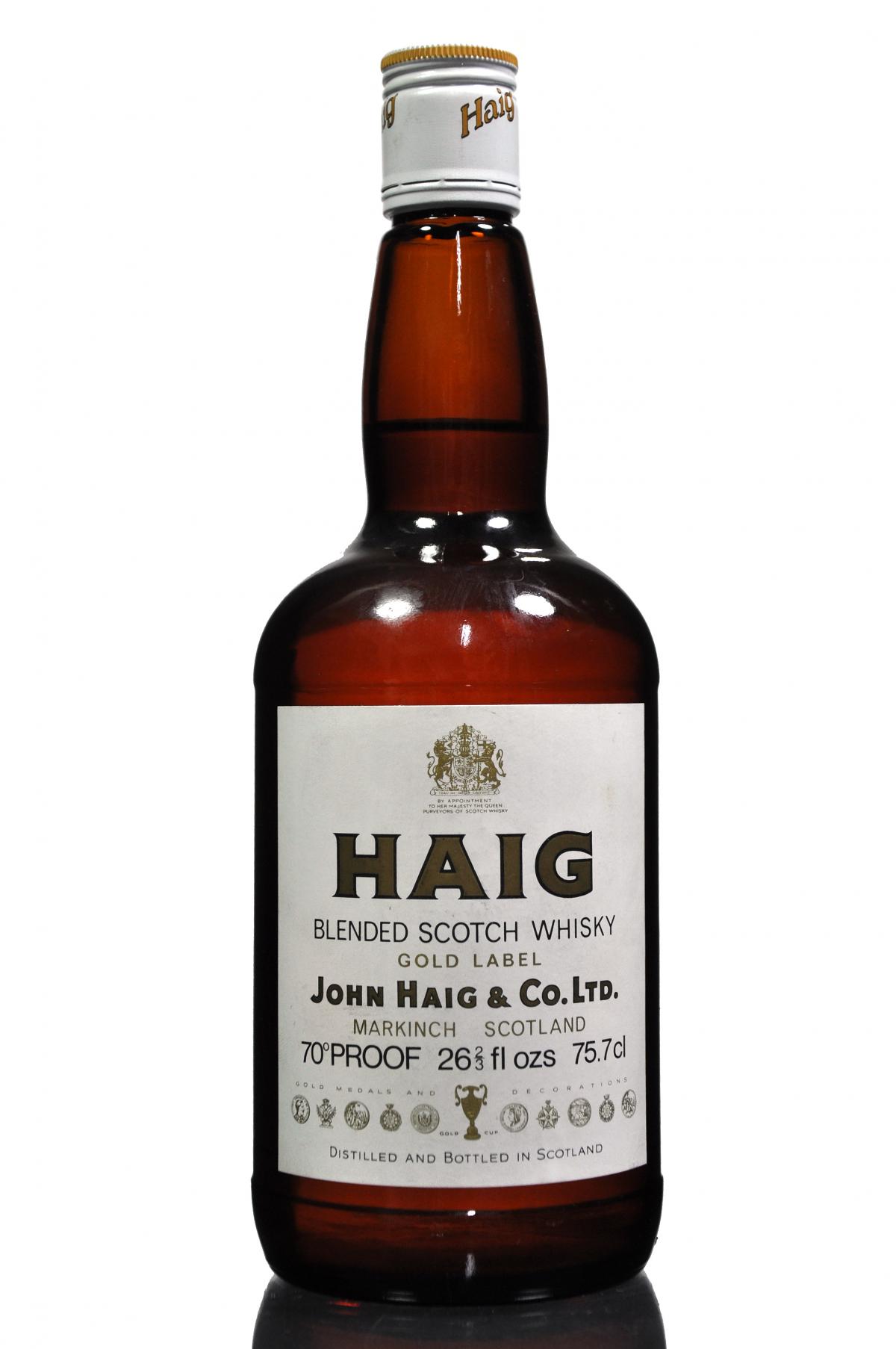 Haig Gold Label - Late 1970s