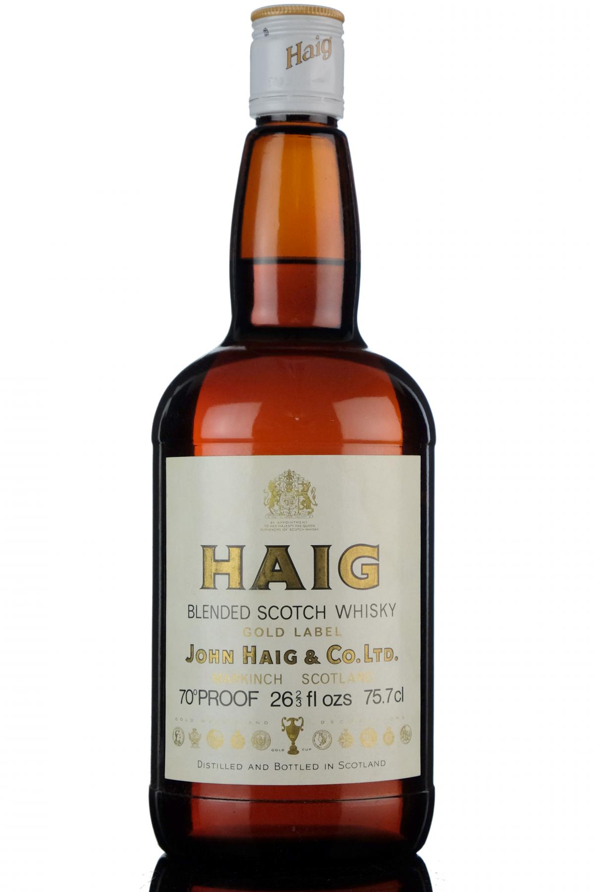 Haig Gold Label - Late 1970s