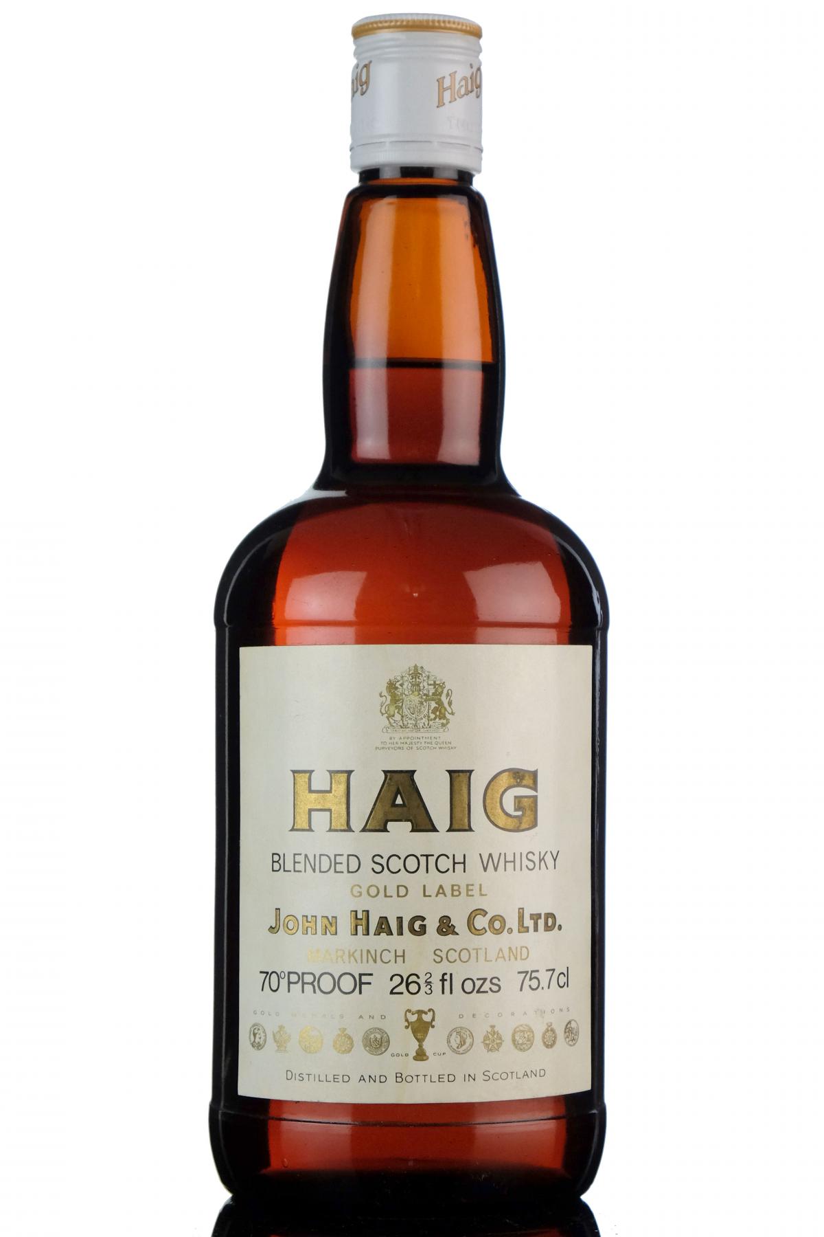 Haig Gold Label - Late 1970s