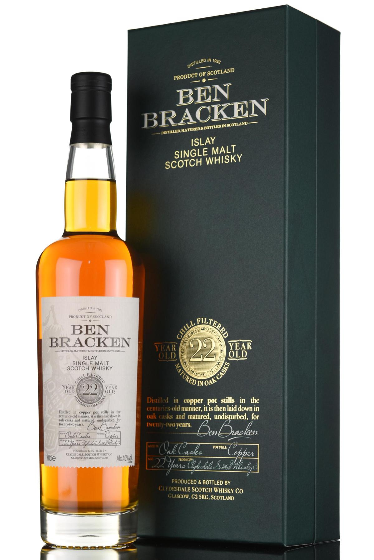Ben Bracken 22 Year Old - Islay Single Malt