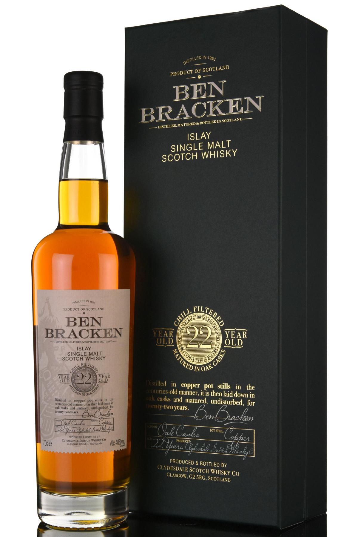 Ben Bracken 22 Year Old - Islay Single Malt