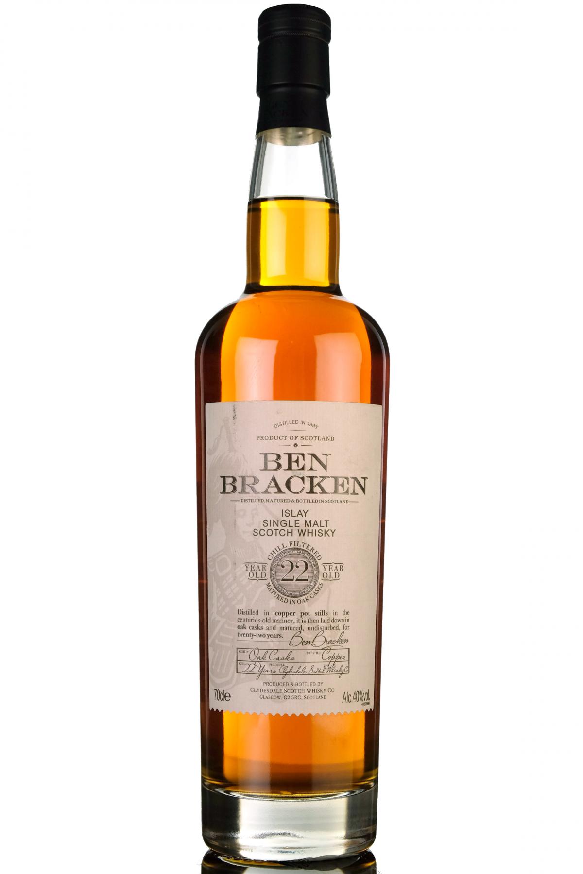 Ben Bracken 22 Year Old - Islay Single Malt