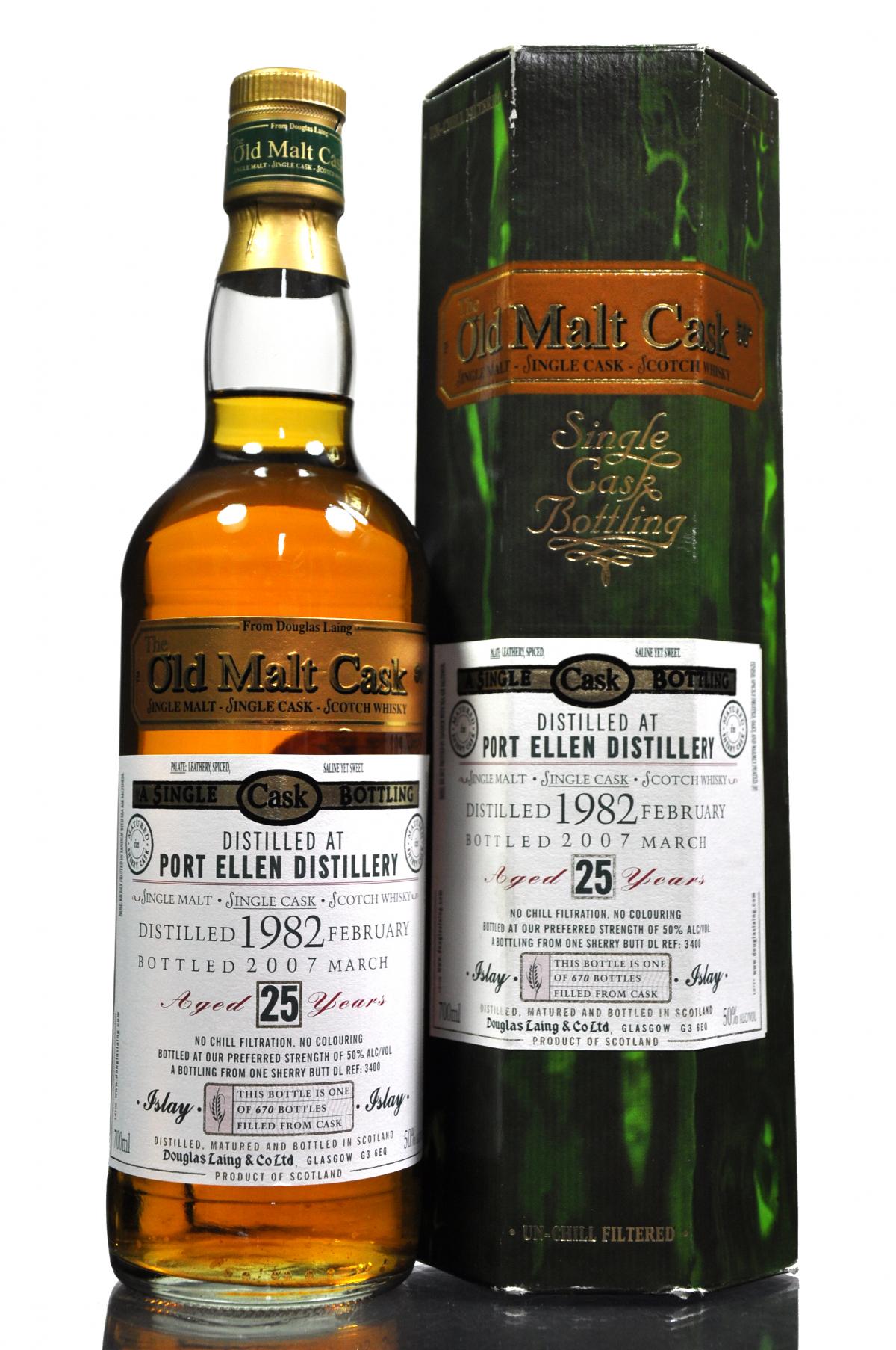 Port Ellen 1982-2007 - 25 Year Old - Douglas Laing - Old Malt Cask
