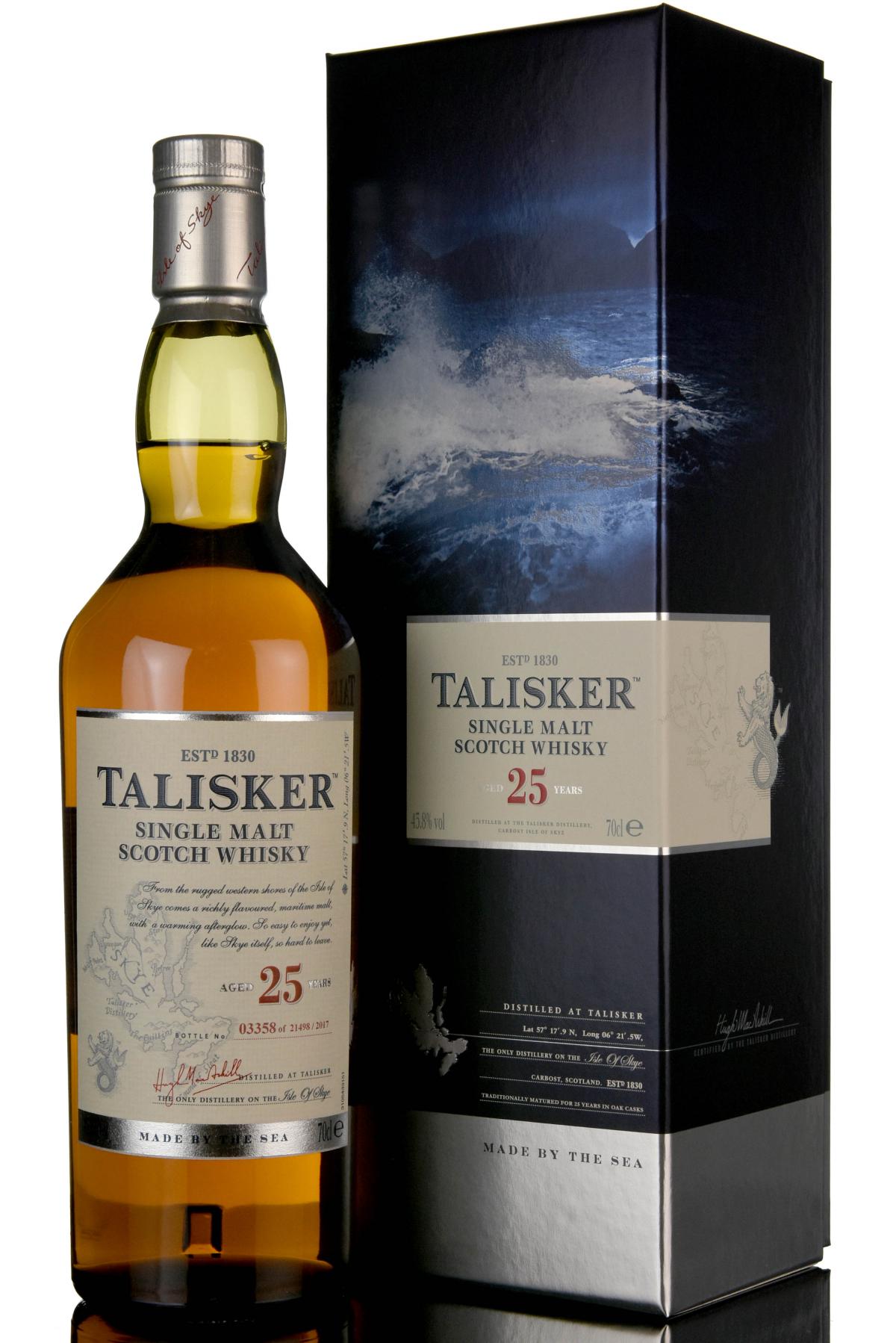 Talisker 25 2017 Release