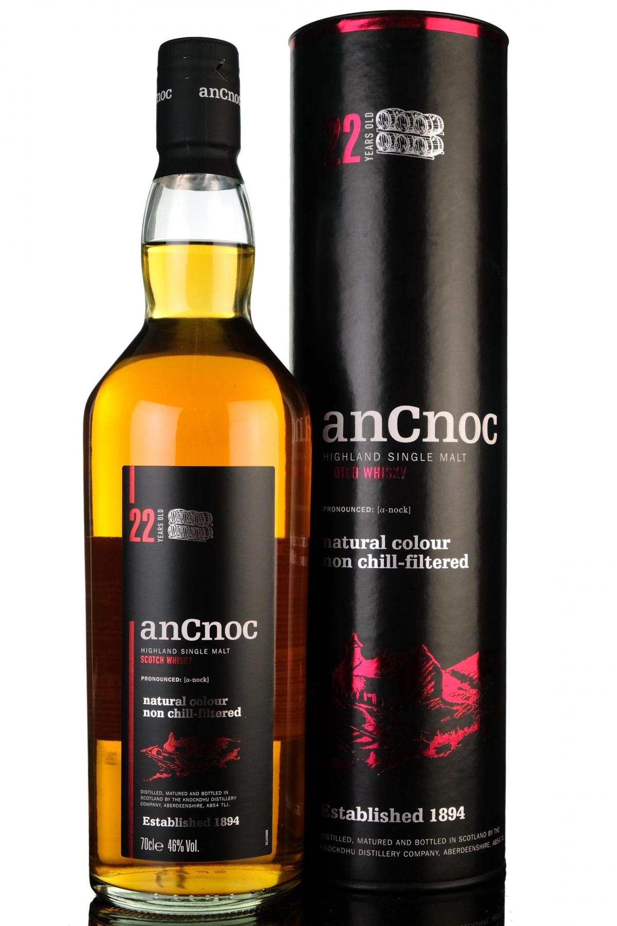 AnCnoc 22 Year Old