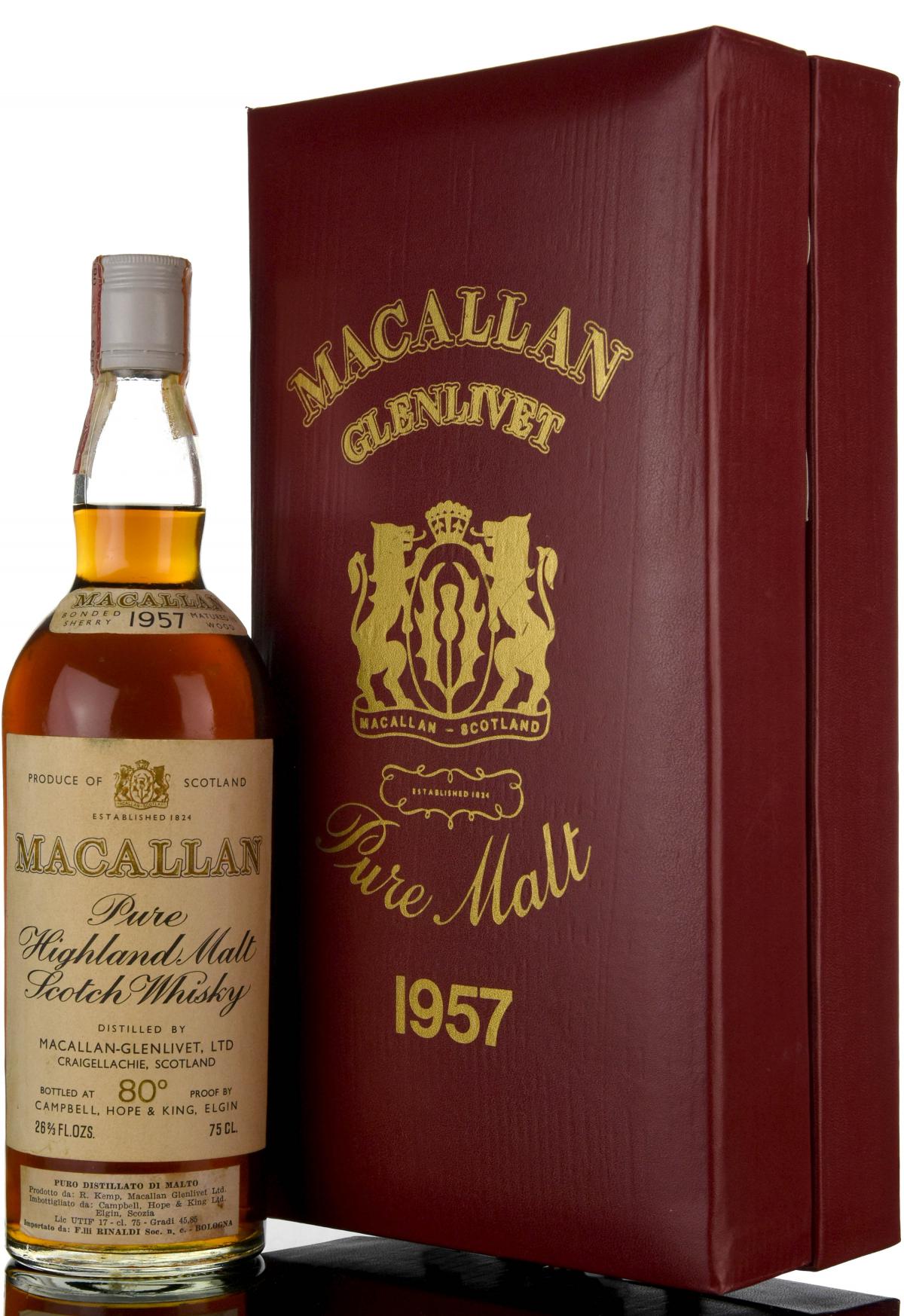 Macallan 1957 - Campbell Hope & King