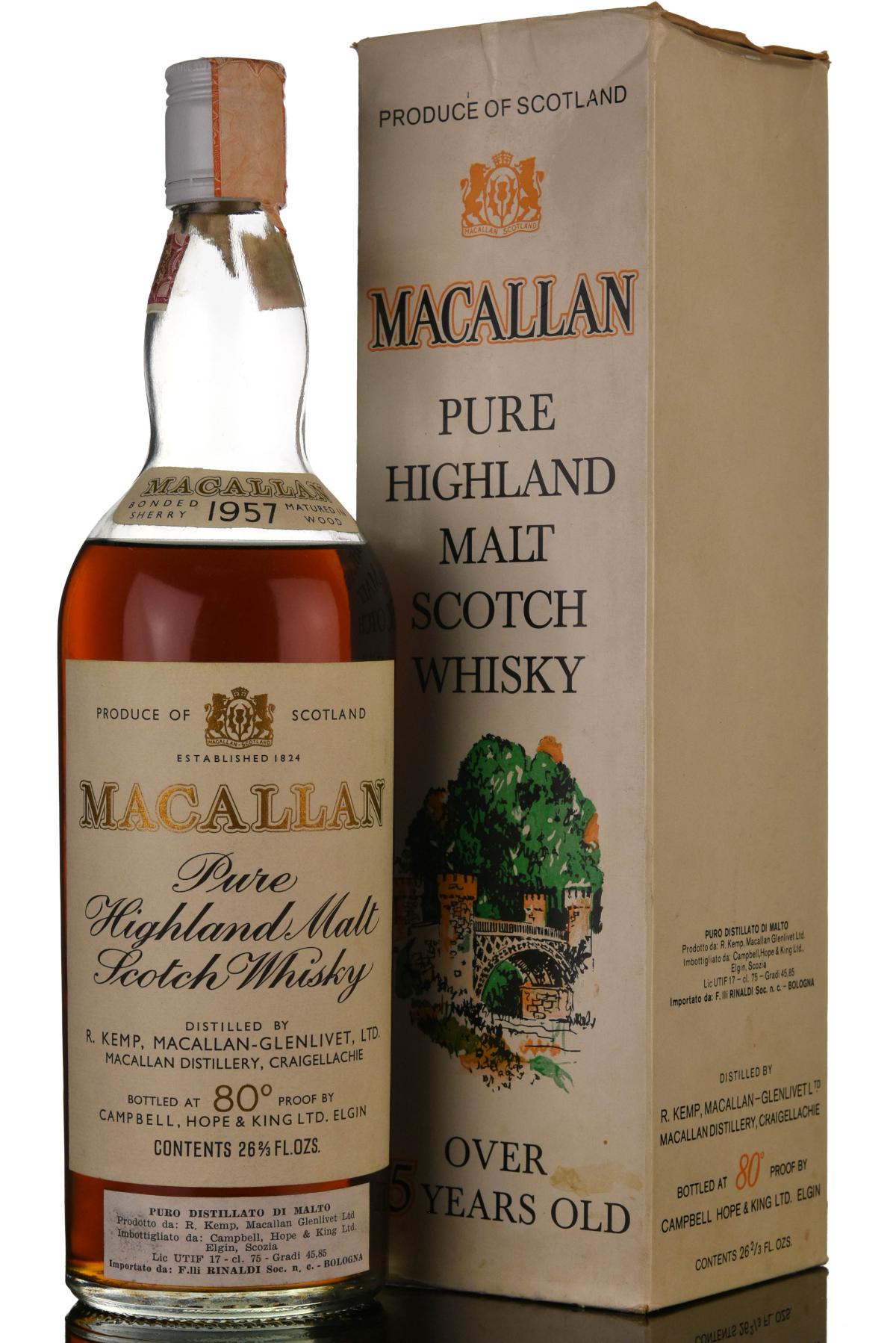 Macallan 1957 - Campbell Hope & King