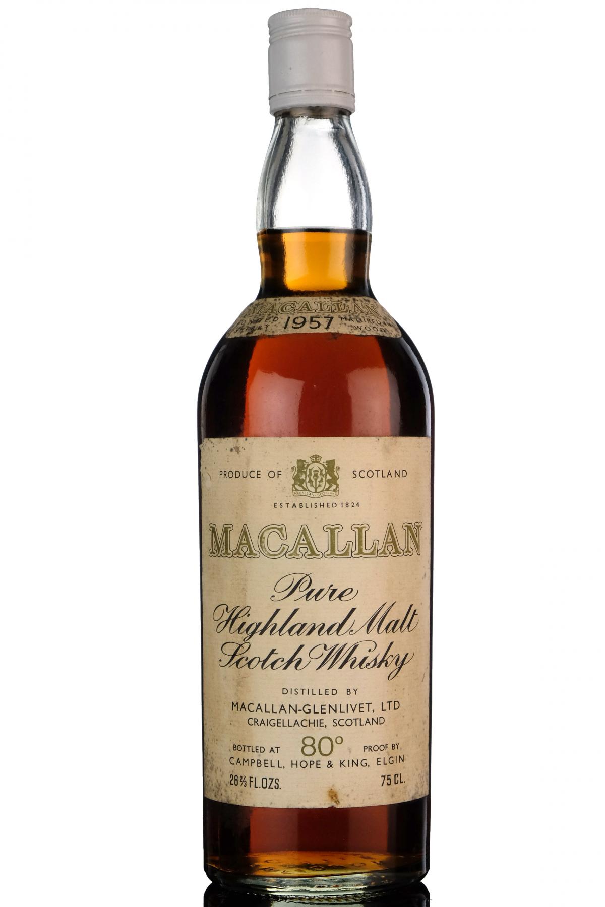 Macallan 1957 - Campbell Hope & King