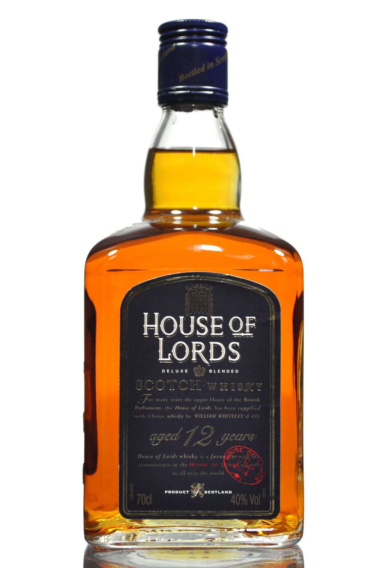 House Of Lords 12 Year Old - De Luxe - Early 2000s