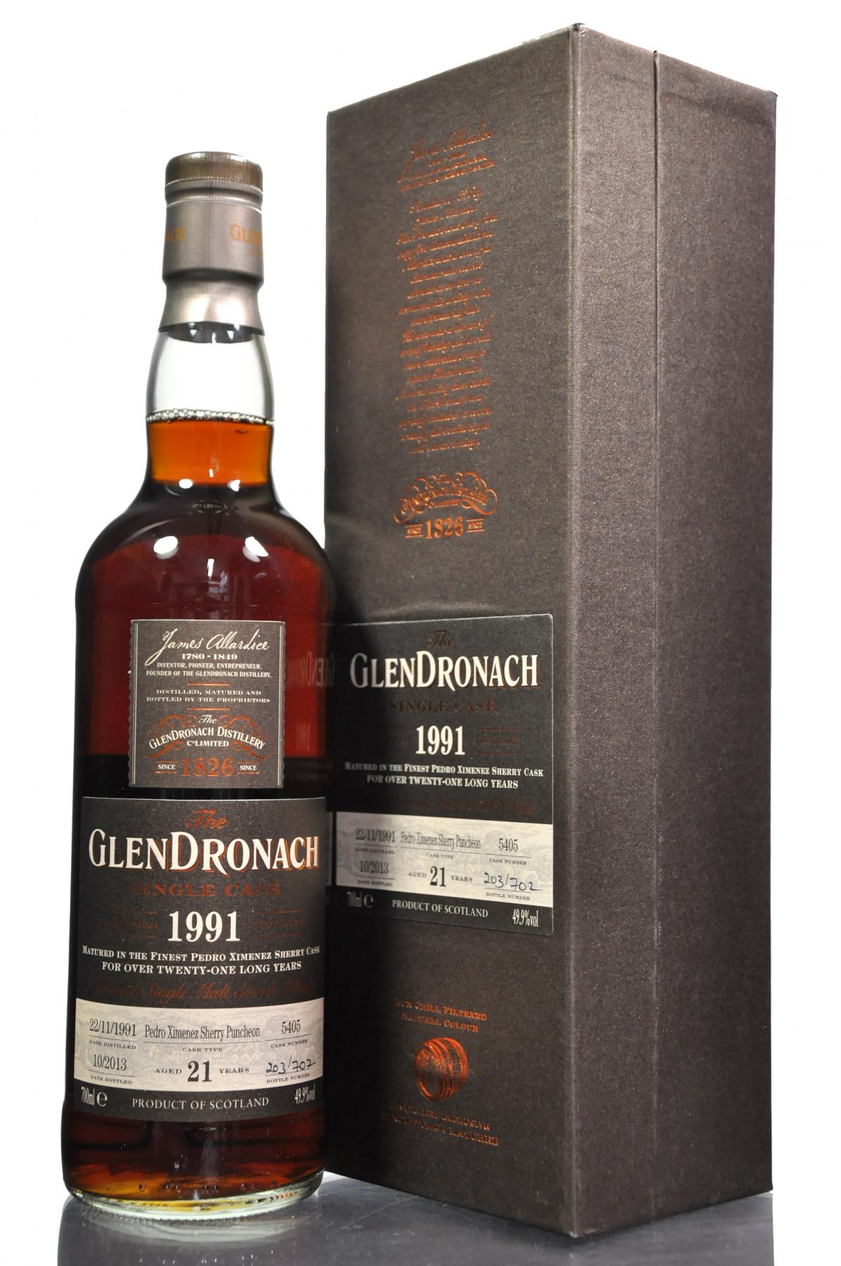 Glendronach 1991-2013 - 21 Year Old - Cask 5405