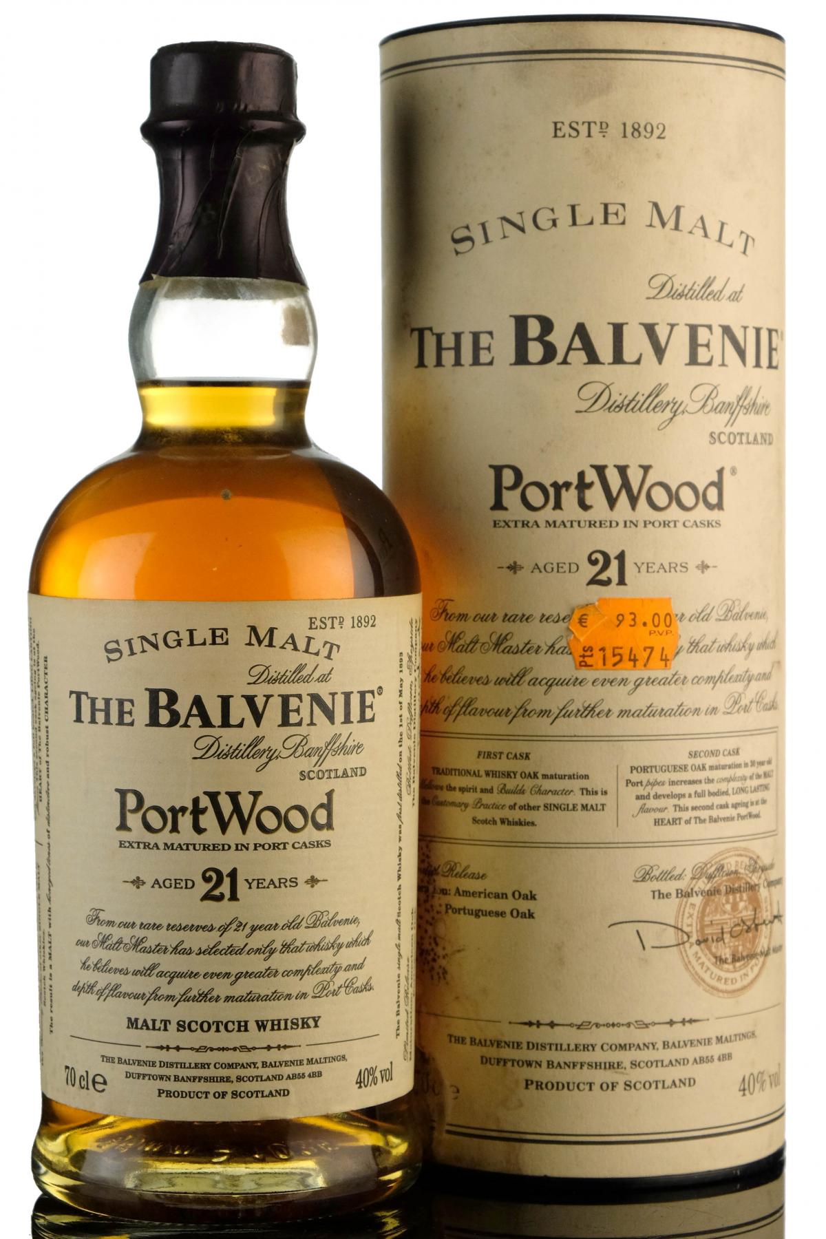 Balvenie 21 Year Old - Portwood