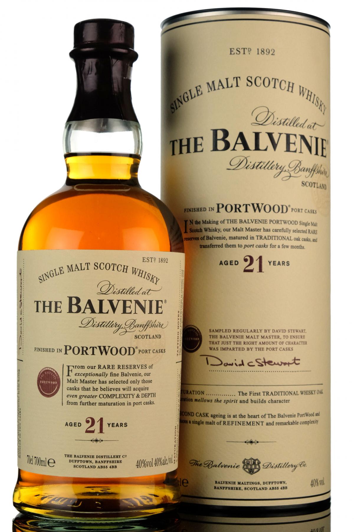 Balvenie 21 Portwood Post 2008