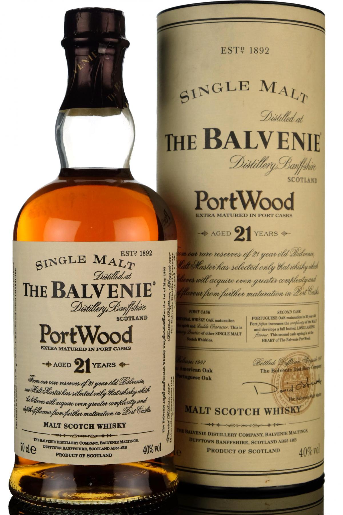 Balvenie 21 Year Old - Portwood