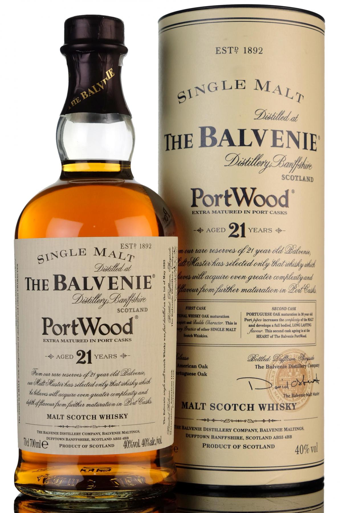 Balvenie 21 Year Old - Portwood