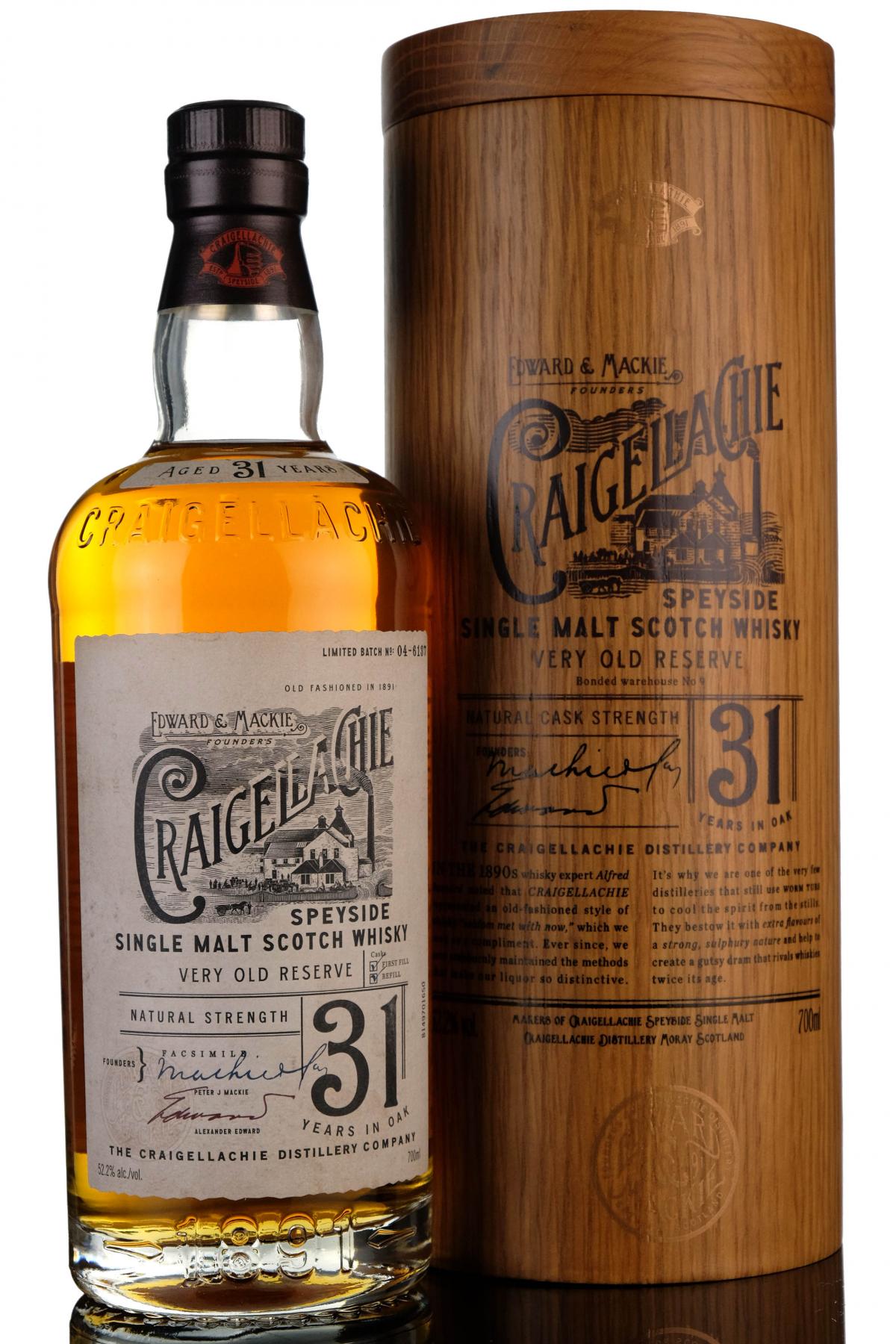 Craigellachie 31 Year Old - Batch 04-6137