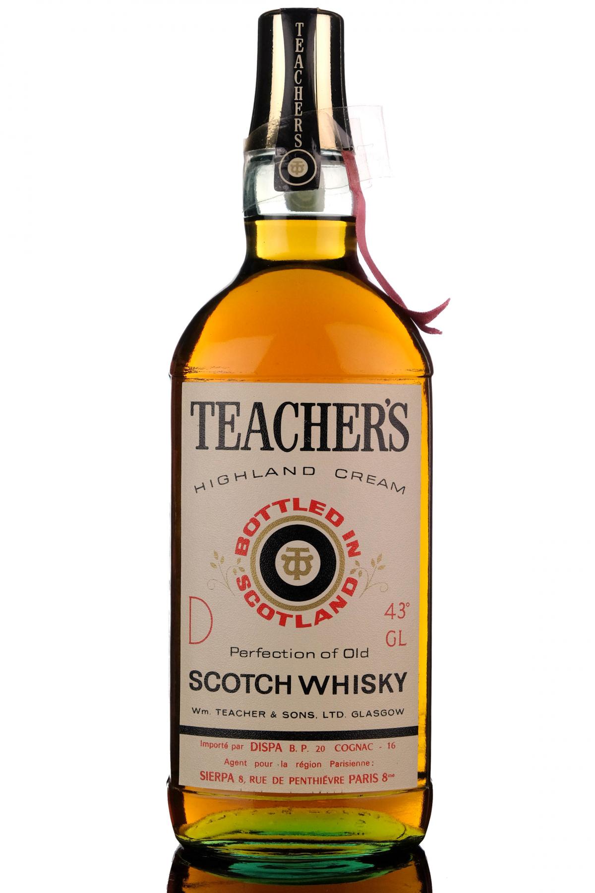 Teachers Highland Cream - 1980s