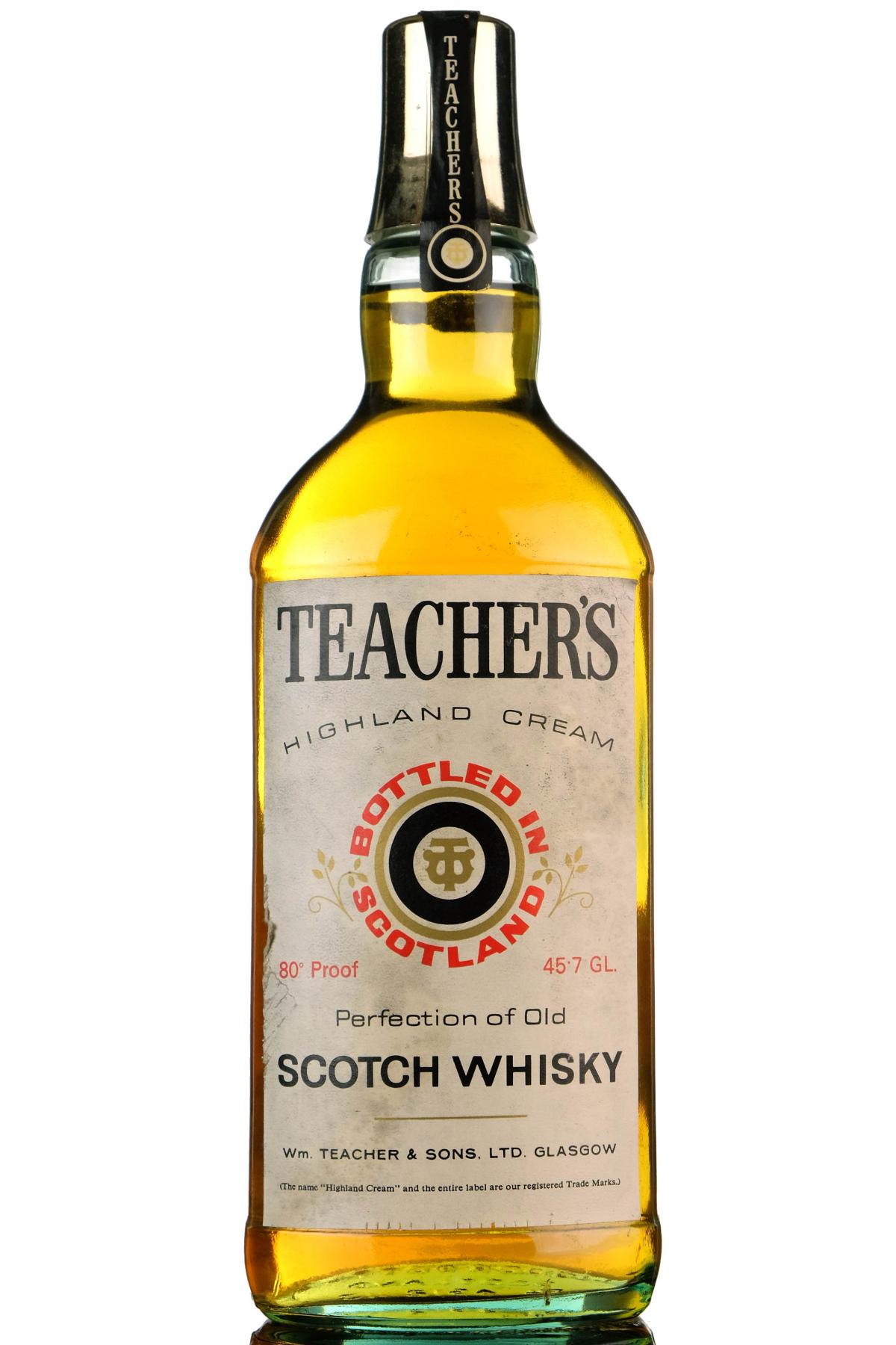 Teachers Highland Cream - 1980s