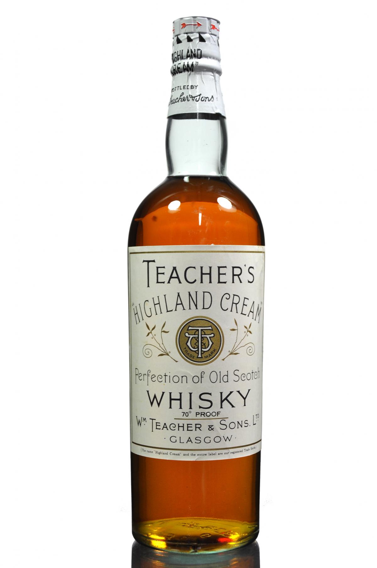 Teachers Highland Cream - 1950s