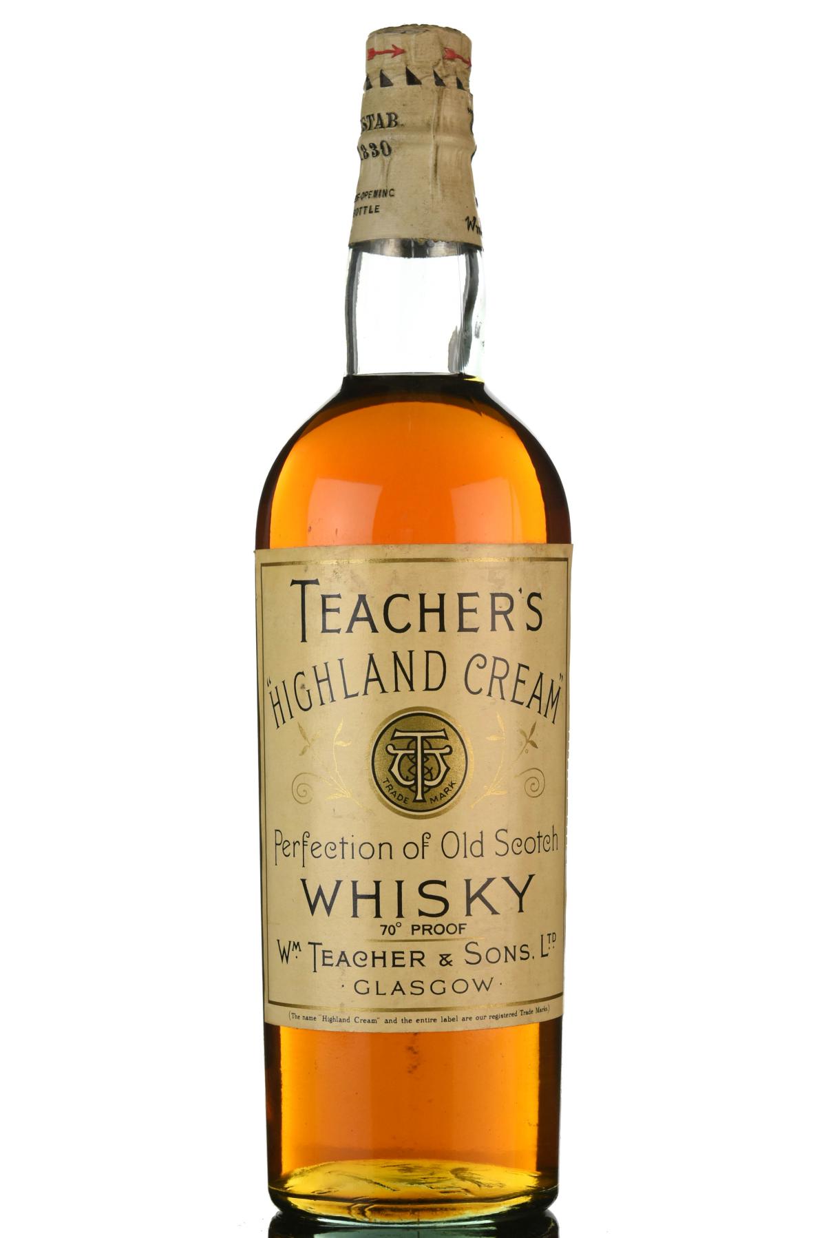 Teachers Highland Cream - 1950s