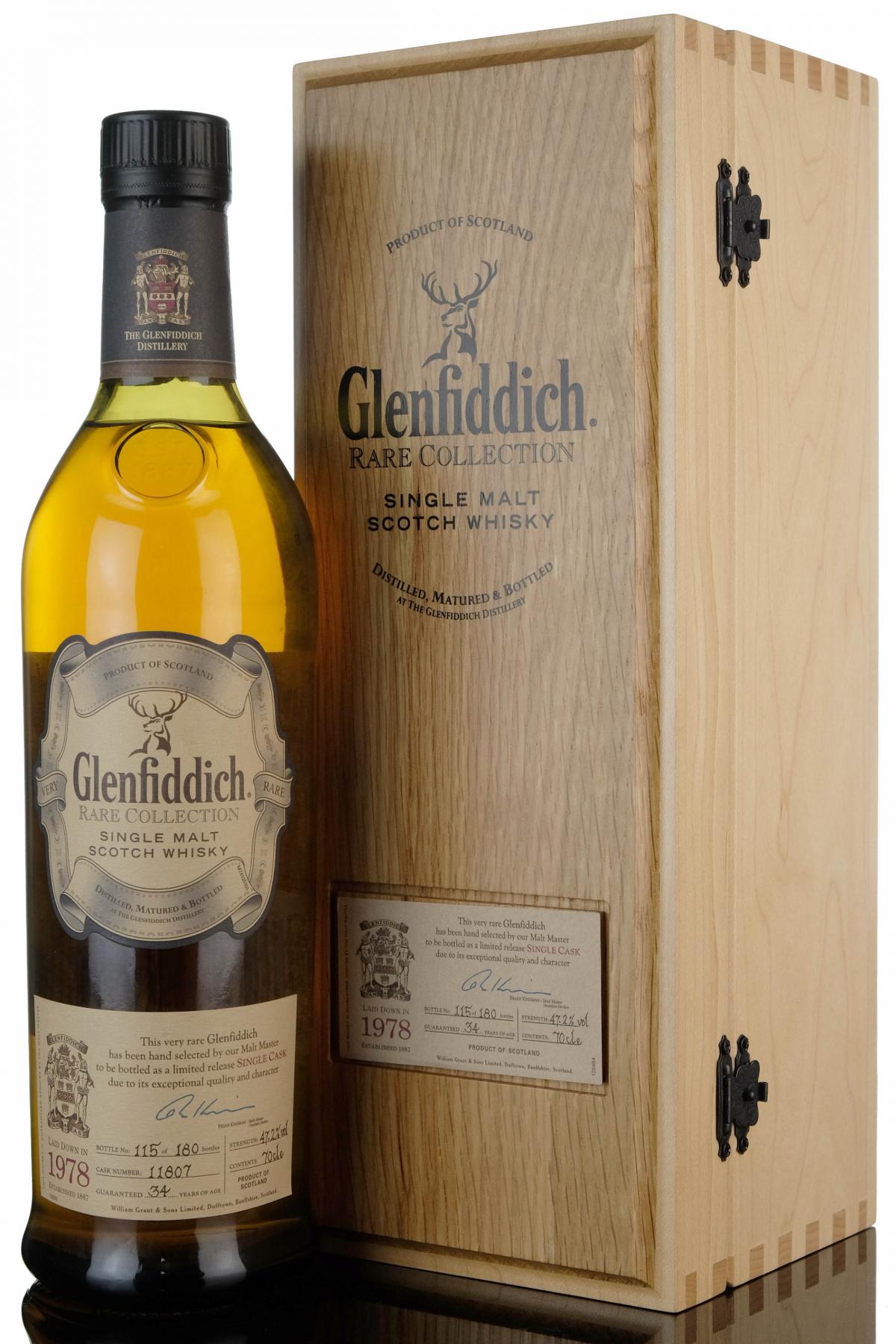 Glenfiddich 1978 - 34 Year Old - Vintage Reserve - Single Cask 11807