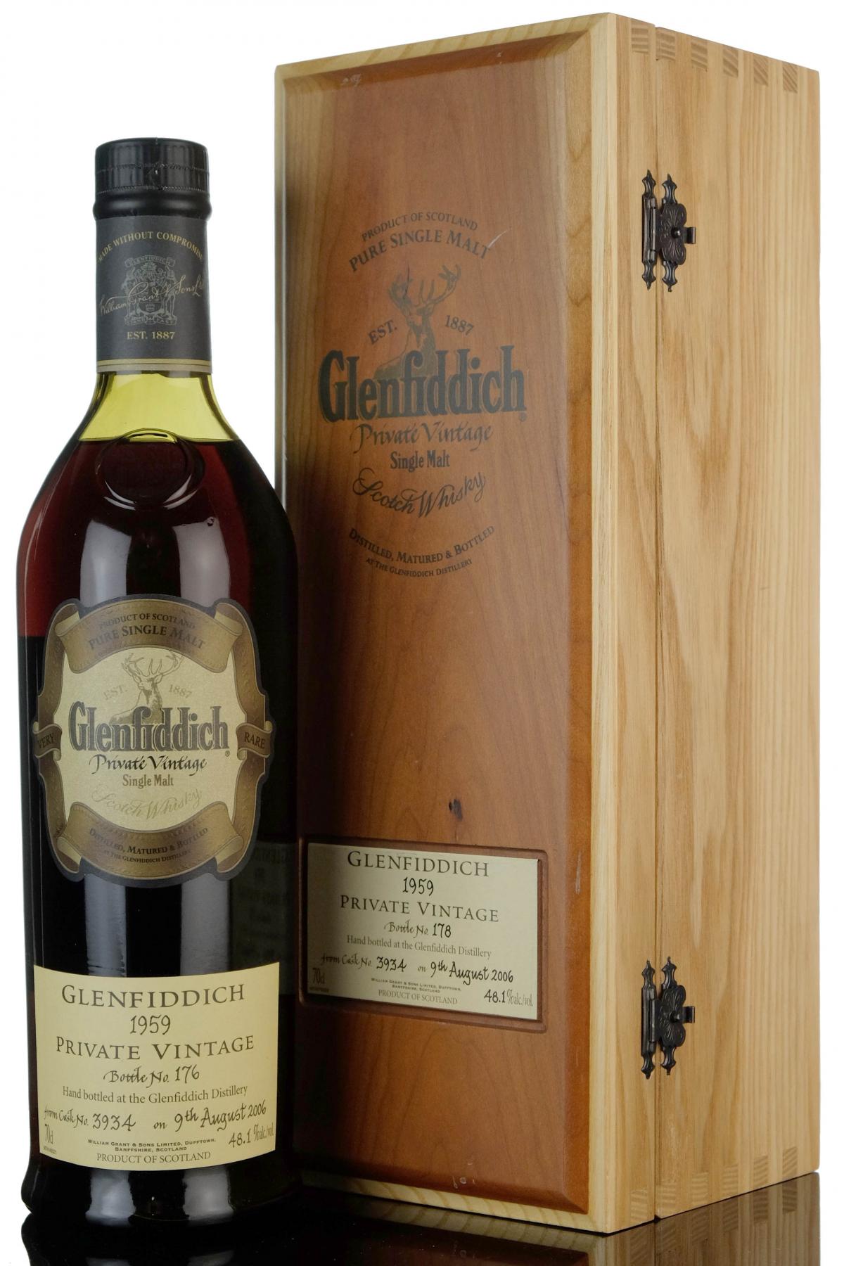 Glenfiddich 1959-2006 - 46 Year Old - Private Vintage - Single Cask 3934