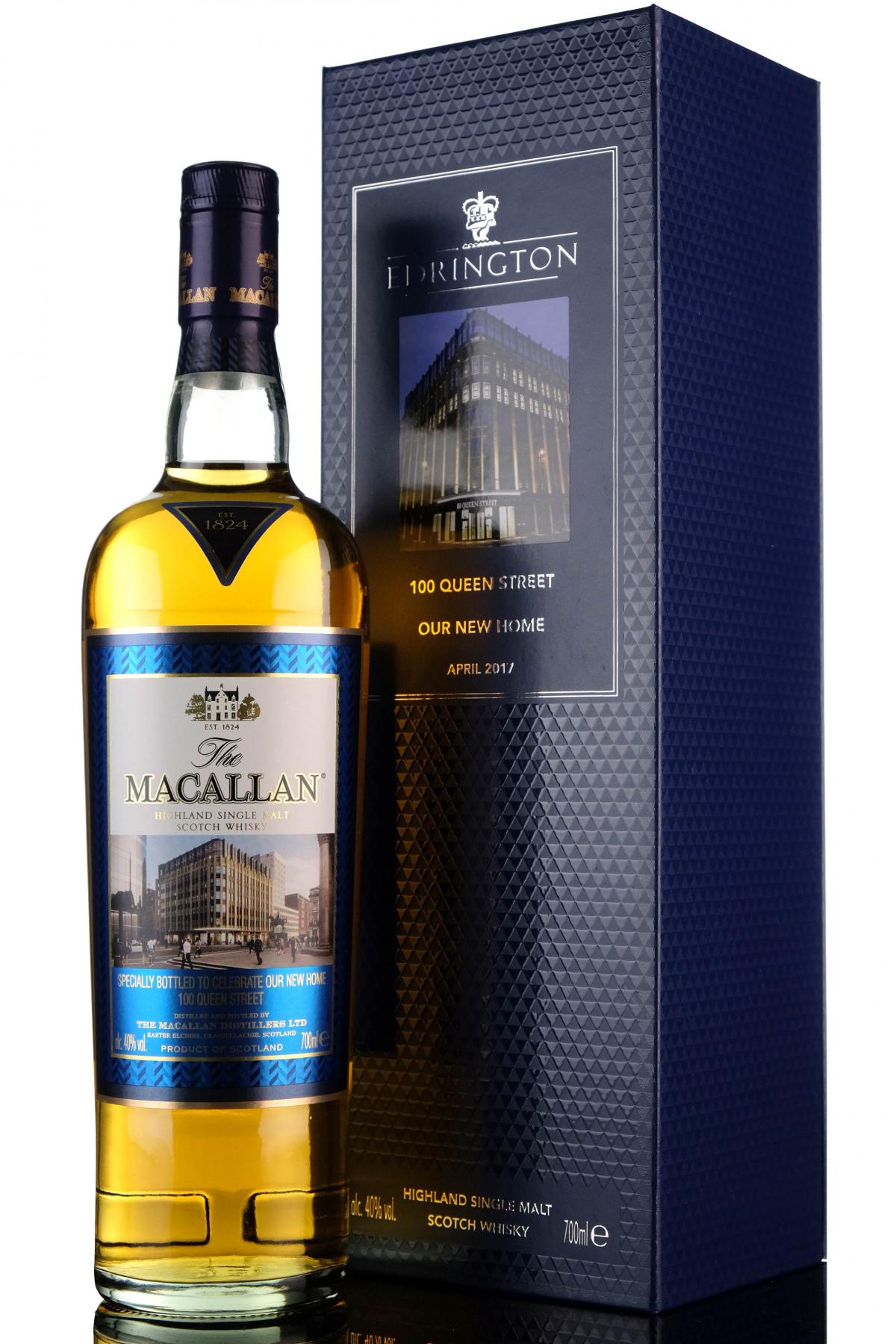 Macallan Edrington Celebrating Their New Home 2017 - 100 Queen Street