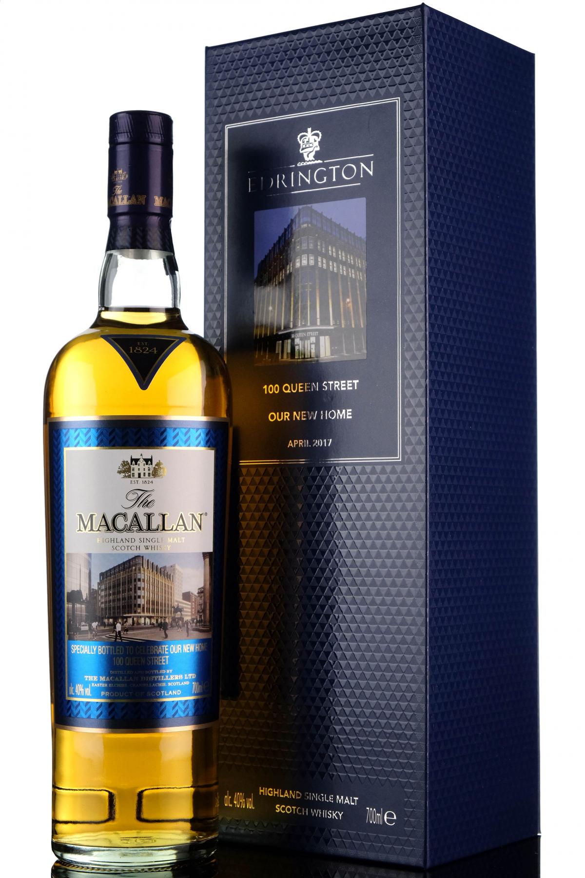 Macallan Edrington Celebrating Their New Home 2017 - 100 Queen Street