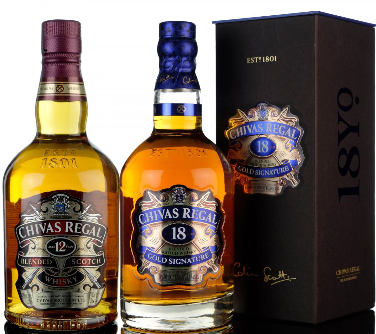 Chivas Regal 12 & 18 Year Old