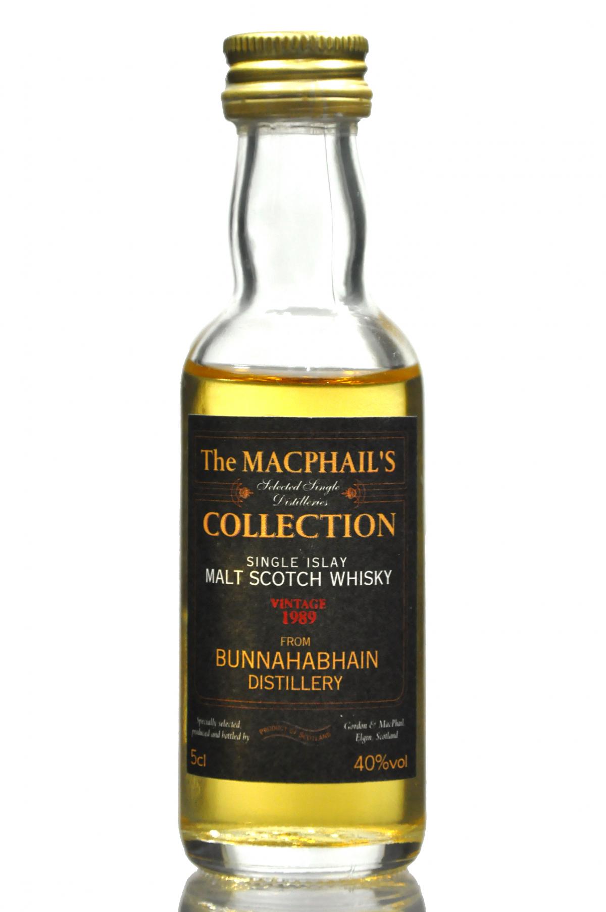 Bunnahabhain 1989 - The MacPhails Collection Miniature