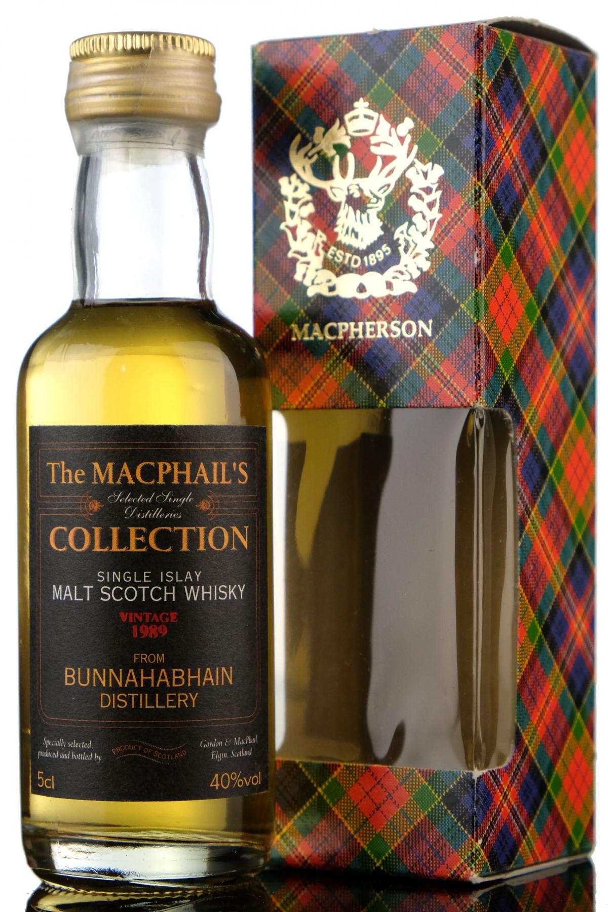 Bunnahabhain 1989 - The MacPhails Collection Miniature