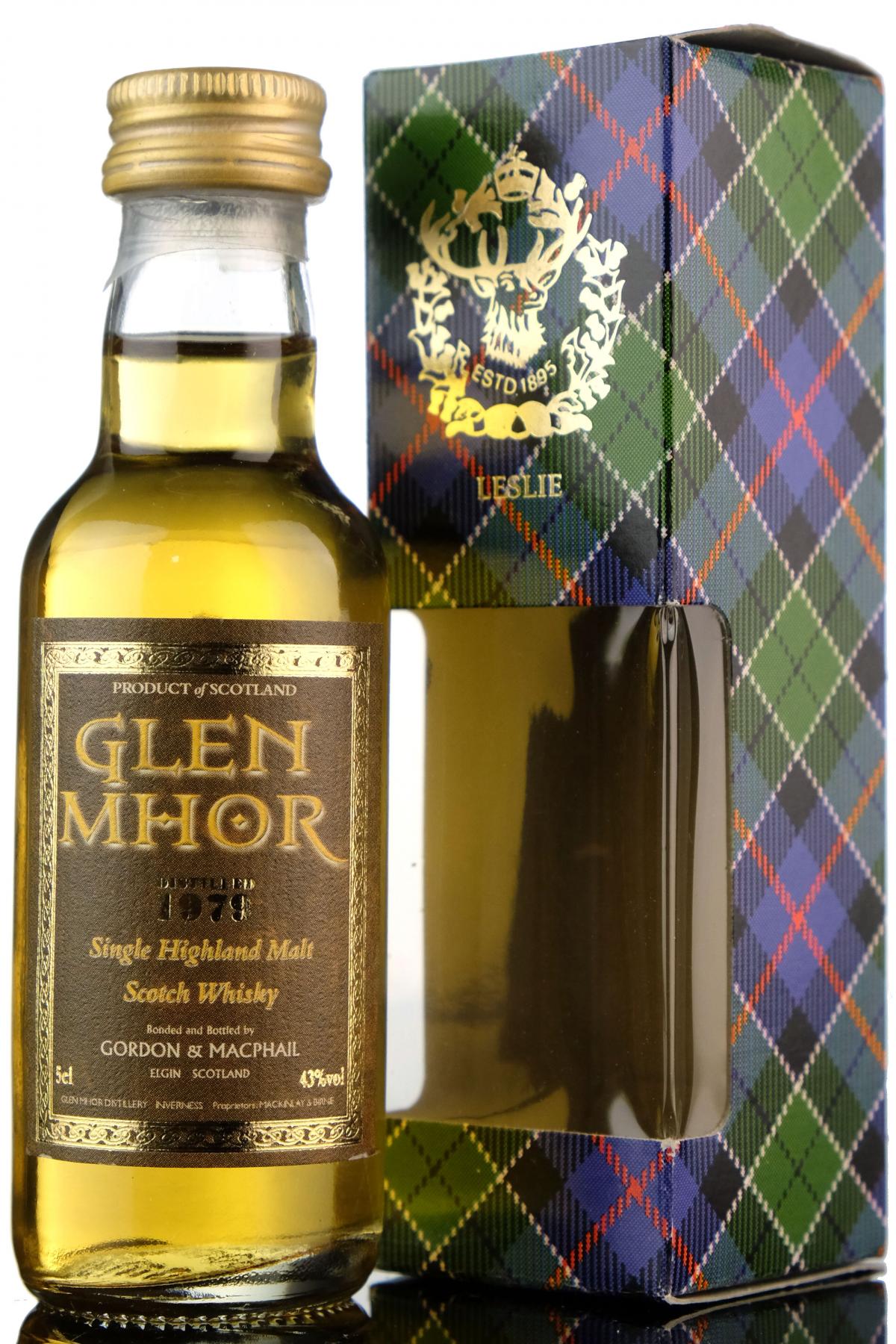 Glen Mhor 1979 - Gordon & MacPhail Miniature