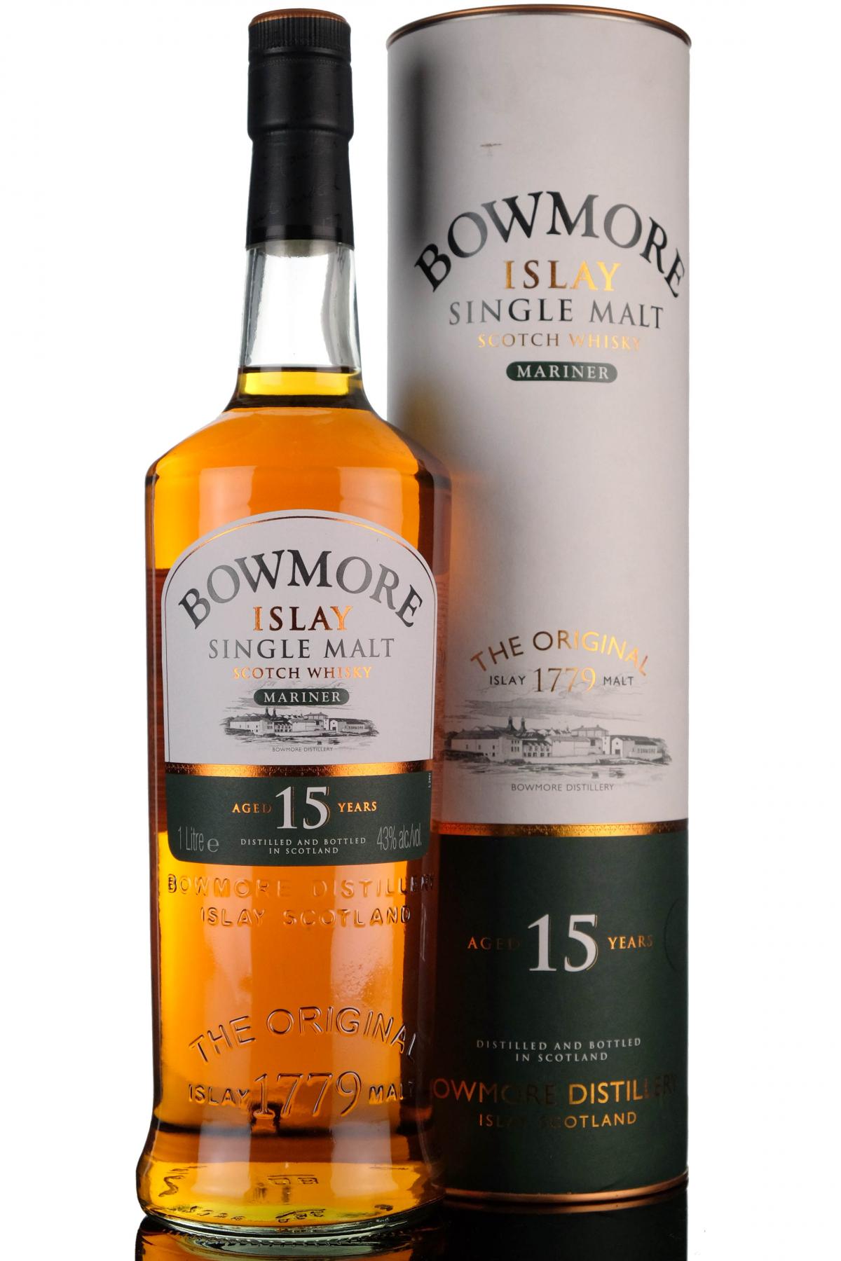 Bowmore 15 Year Old - Mariner - 1 Litre
